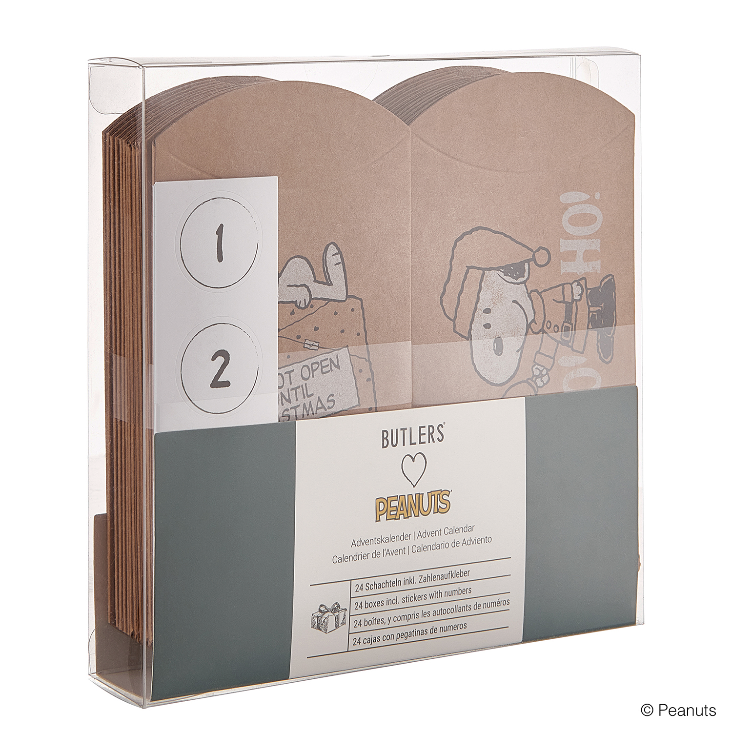 PEANUTS calendar advent Snoopy