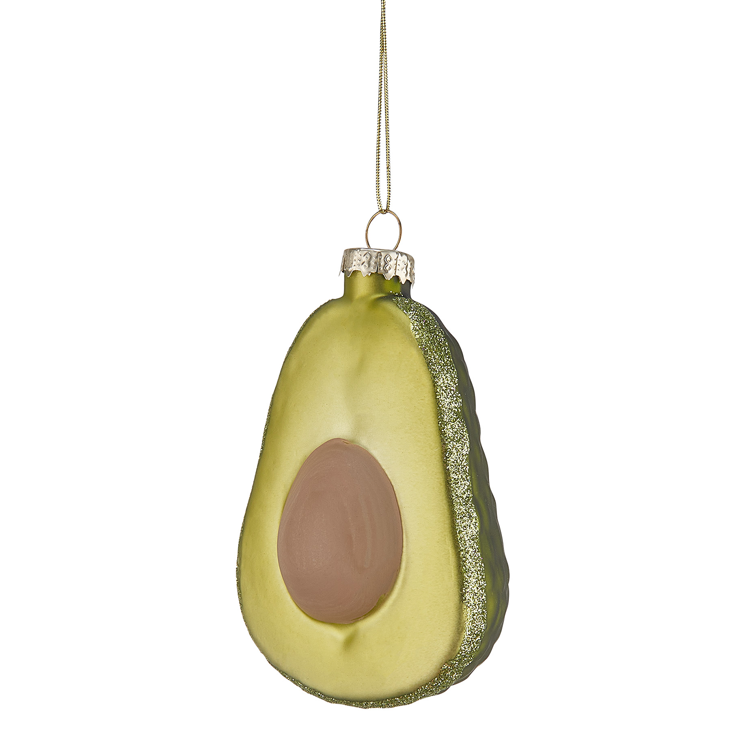 HANG ON ornament sticla avocado