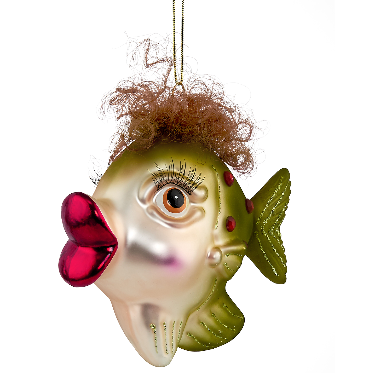 HANG ON ornament sticla peste verde