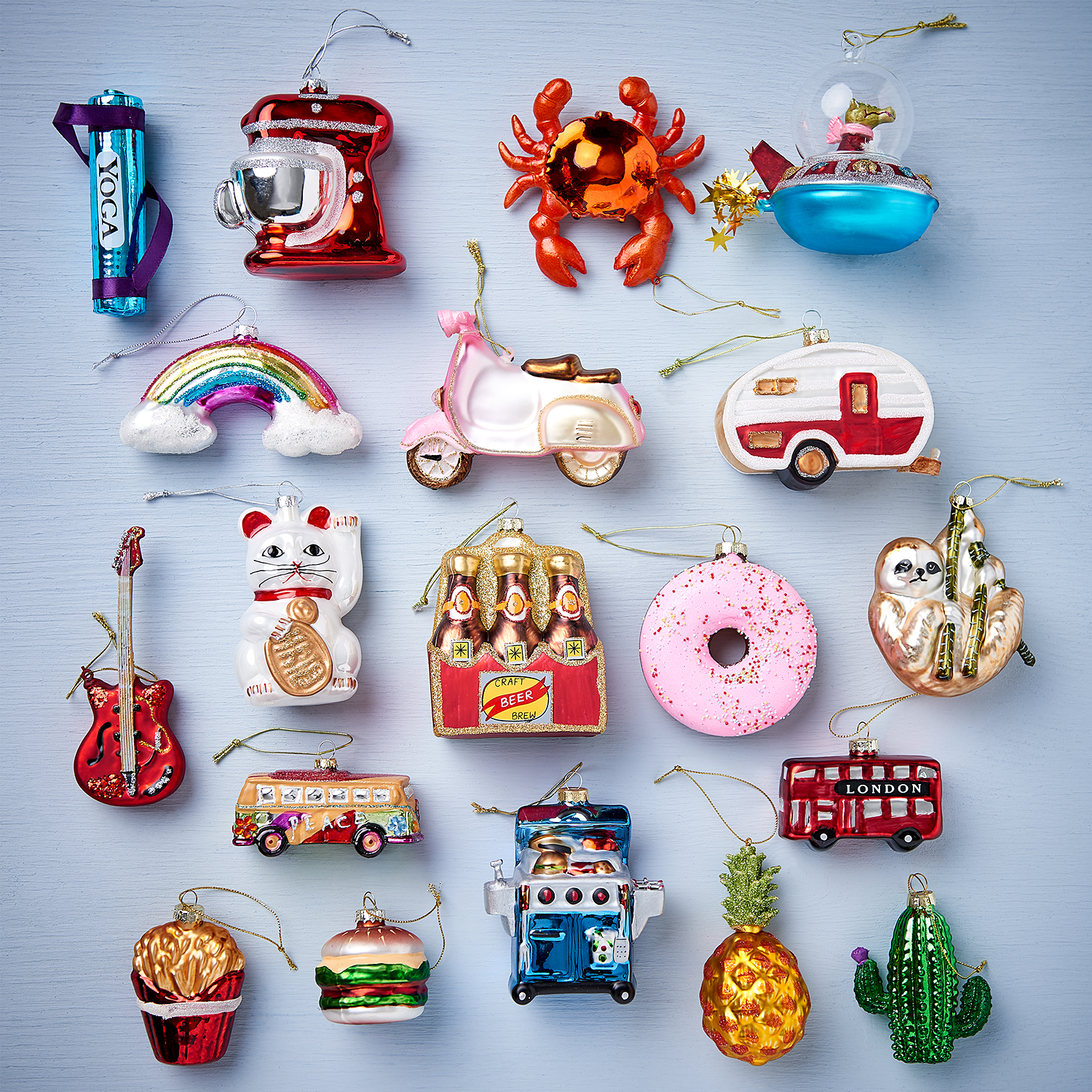 HANG ON ornament chitara electrica sticla