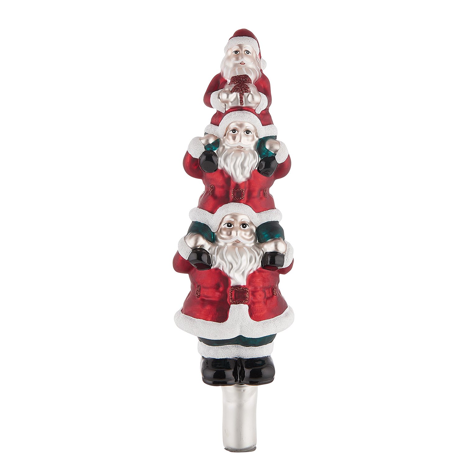 X-MAS varf brad 3 Mos Craciun sticla