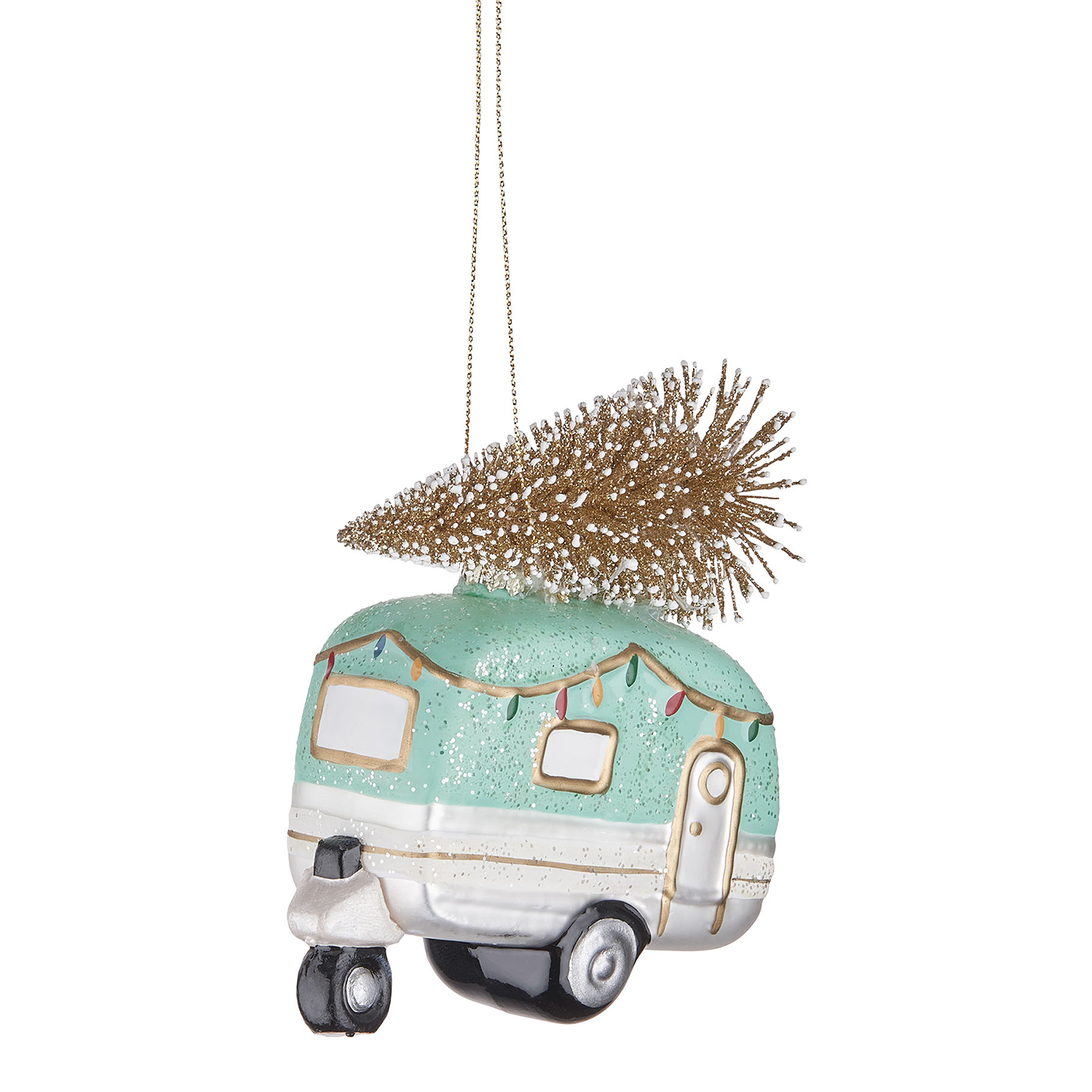 HANG ON ornament sticla rulota mint