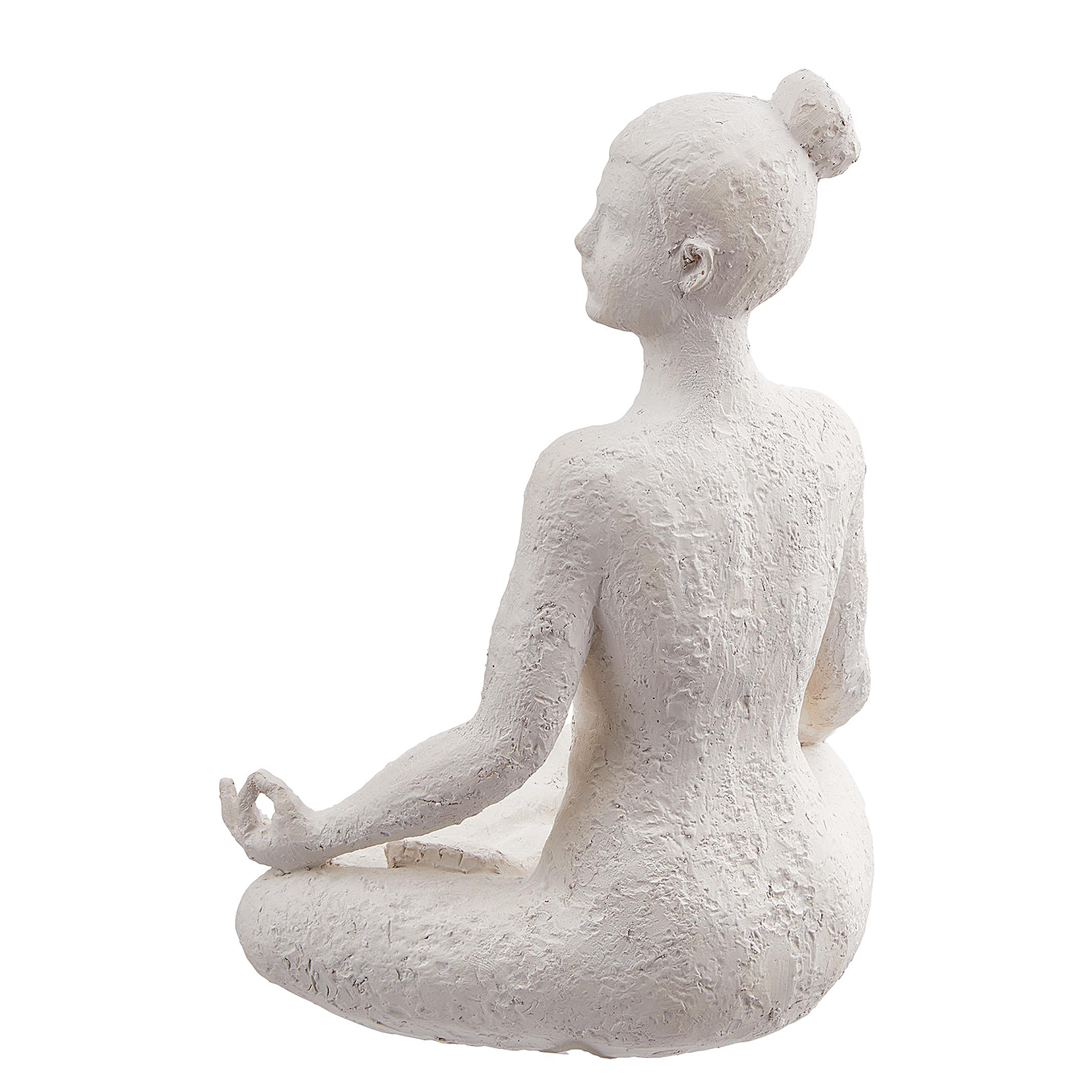 LOTUS statuie decorativa 24cm alba