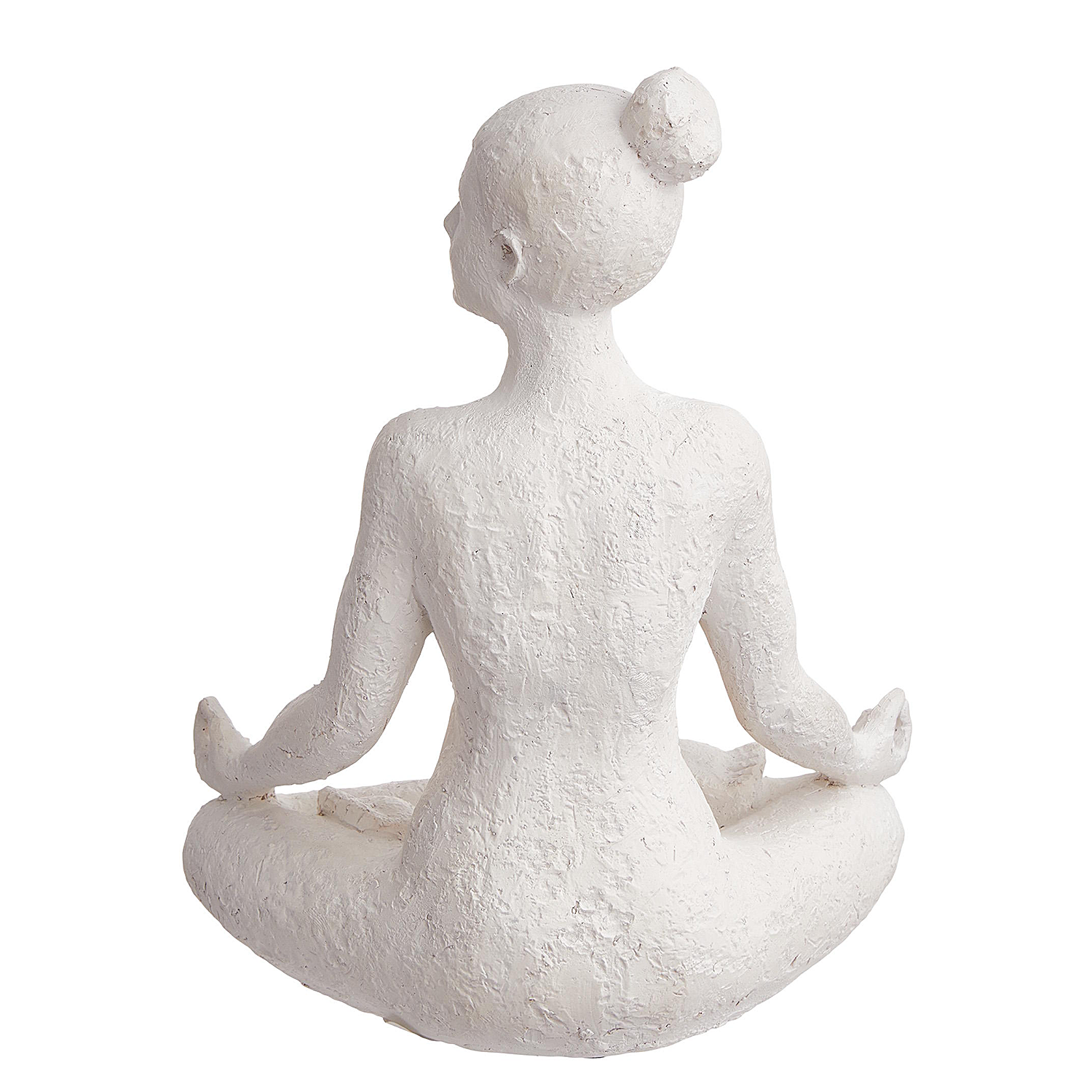 LOTUS statuie decorativa 24cm alba
