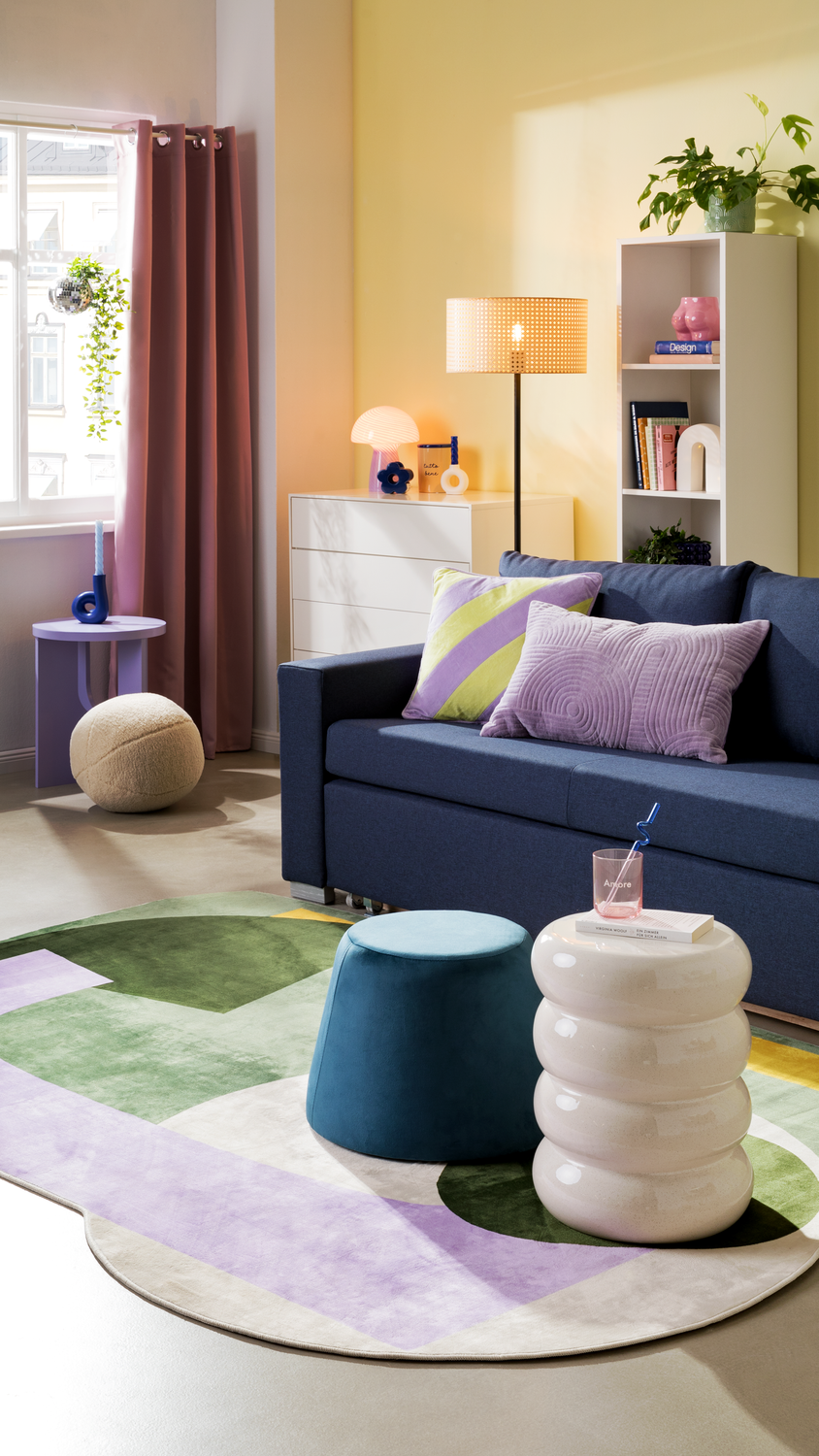 ARTISTA taburet / masuta laterala curbata