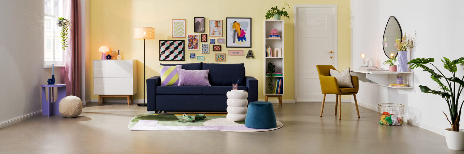 ARTISTA taburet / masuta laterala curbata