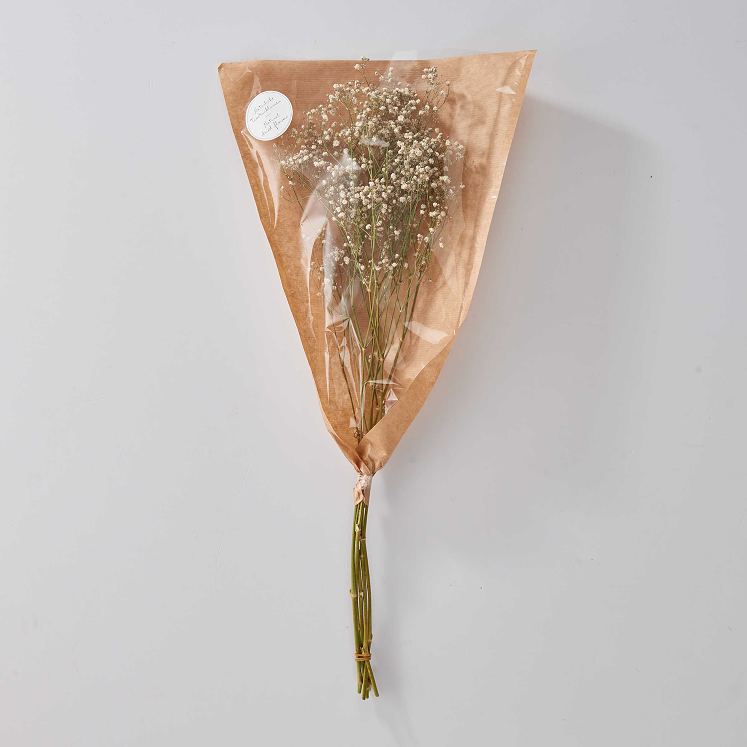 FLOWER MARKET flori uscate gypsophila, alb