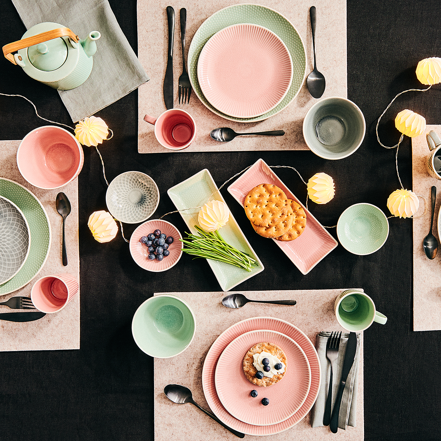 HANAMI LED Instalatie 8 LED, alb