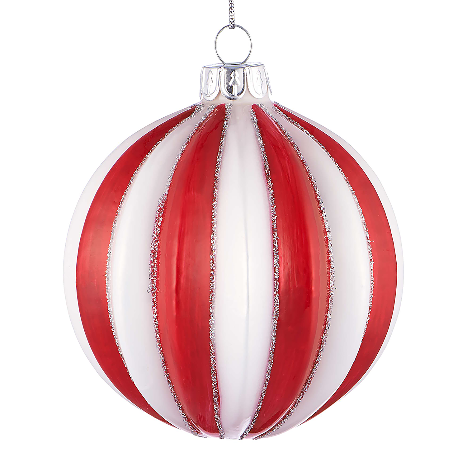 HANG ON glob cu relief 8cm rosu/alb