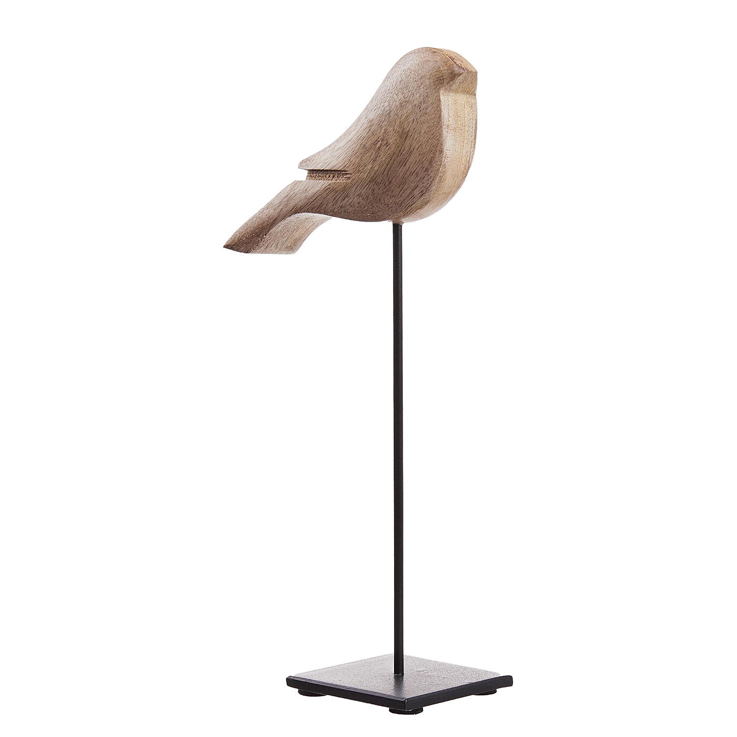 BIRDY decoratiune lemn/metal 25cm