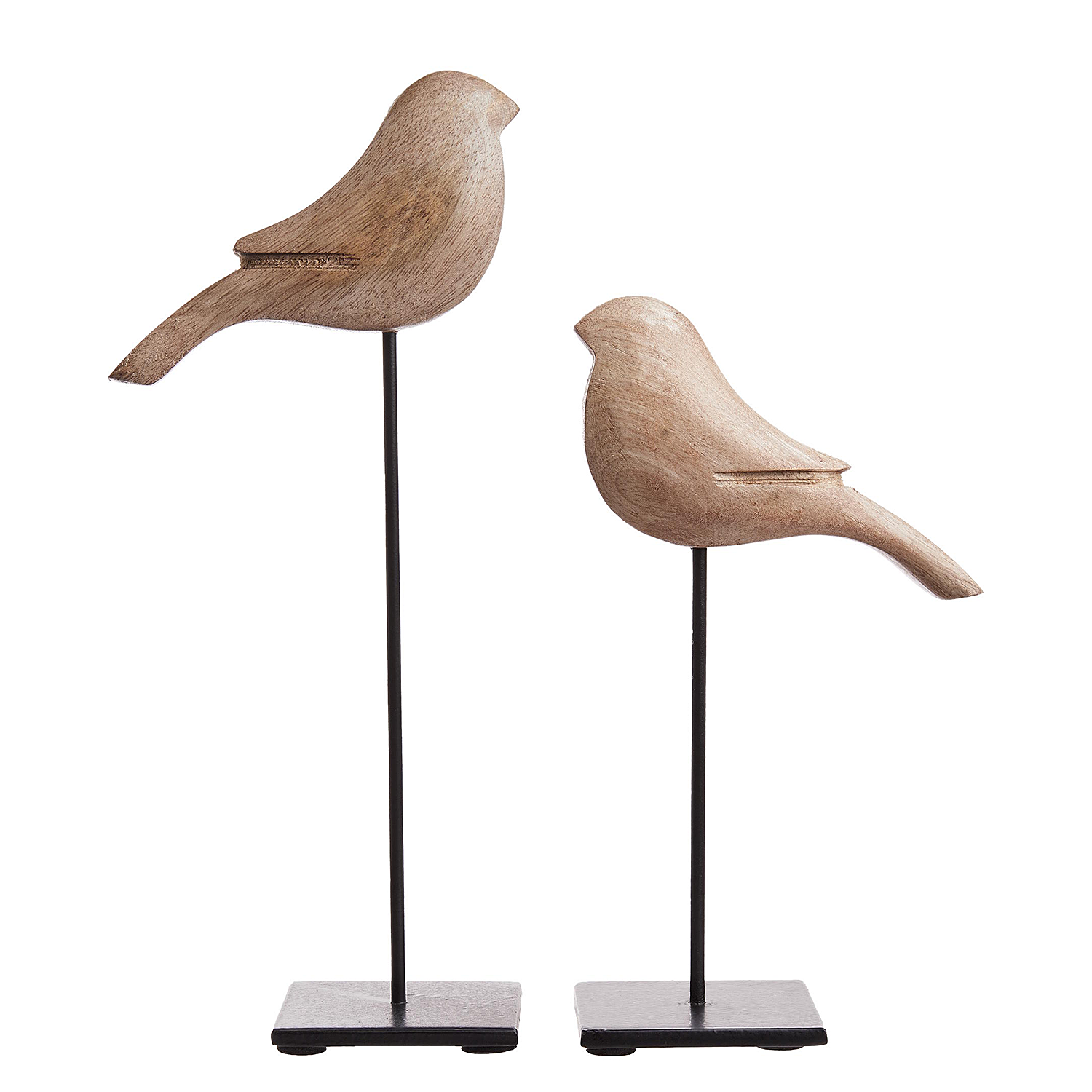 BIRDY decoratiune lemn/metal 25cm