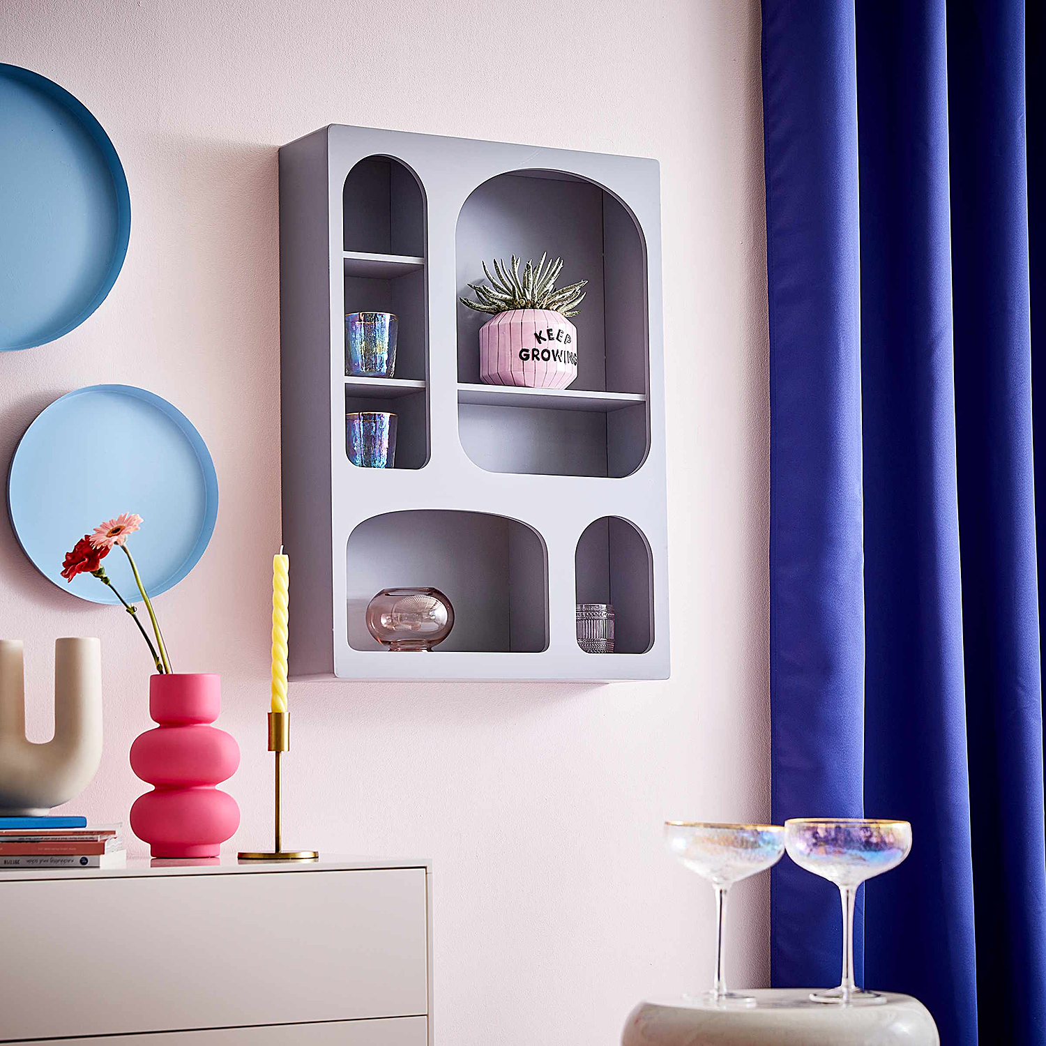 PINK vaza ceramica 25cm