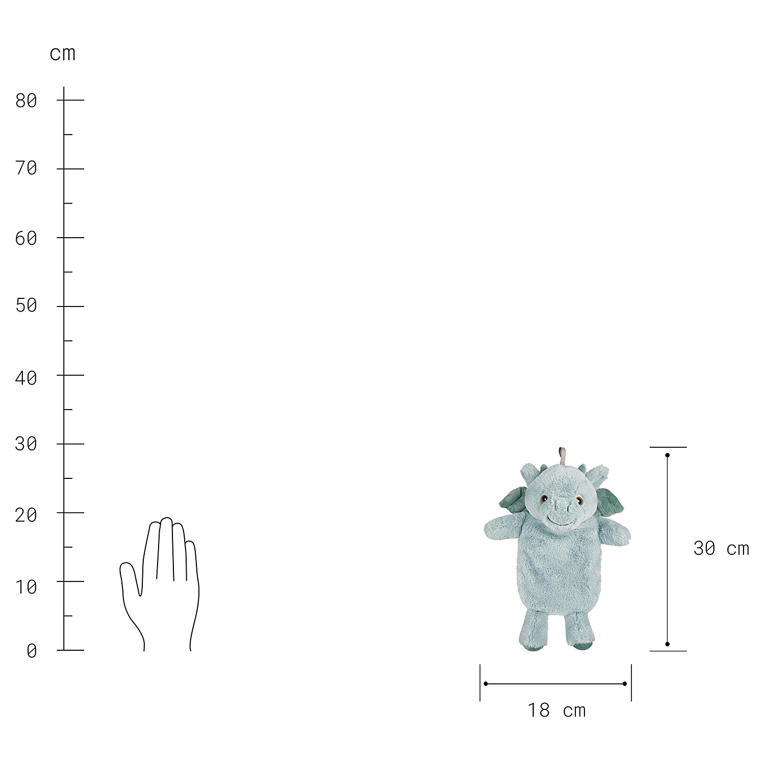 BELLY PAIN BANDITS sticla cu apa calda - dragon