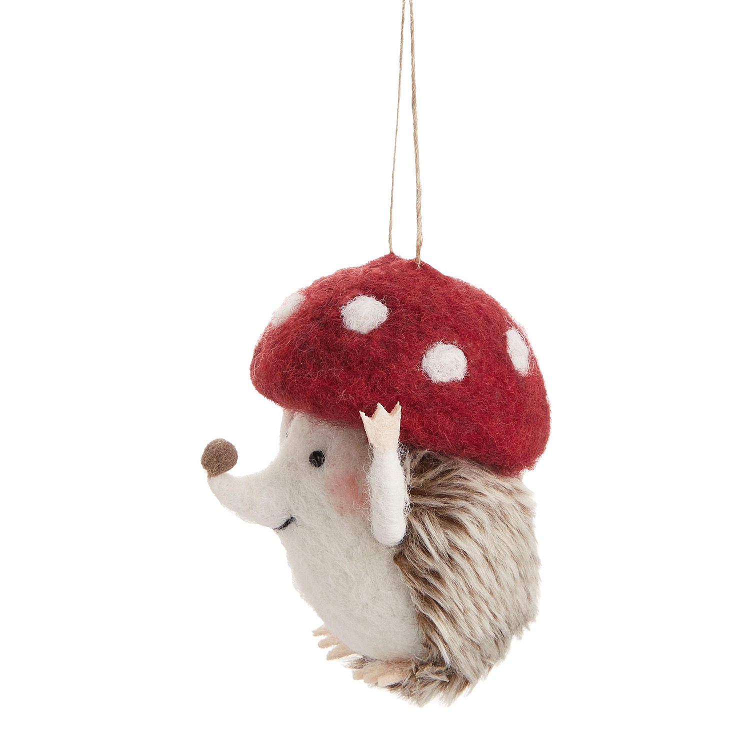 HANG ON ornament arici cu palarie fetru