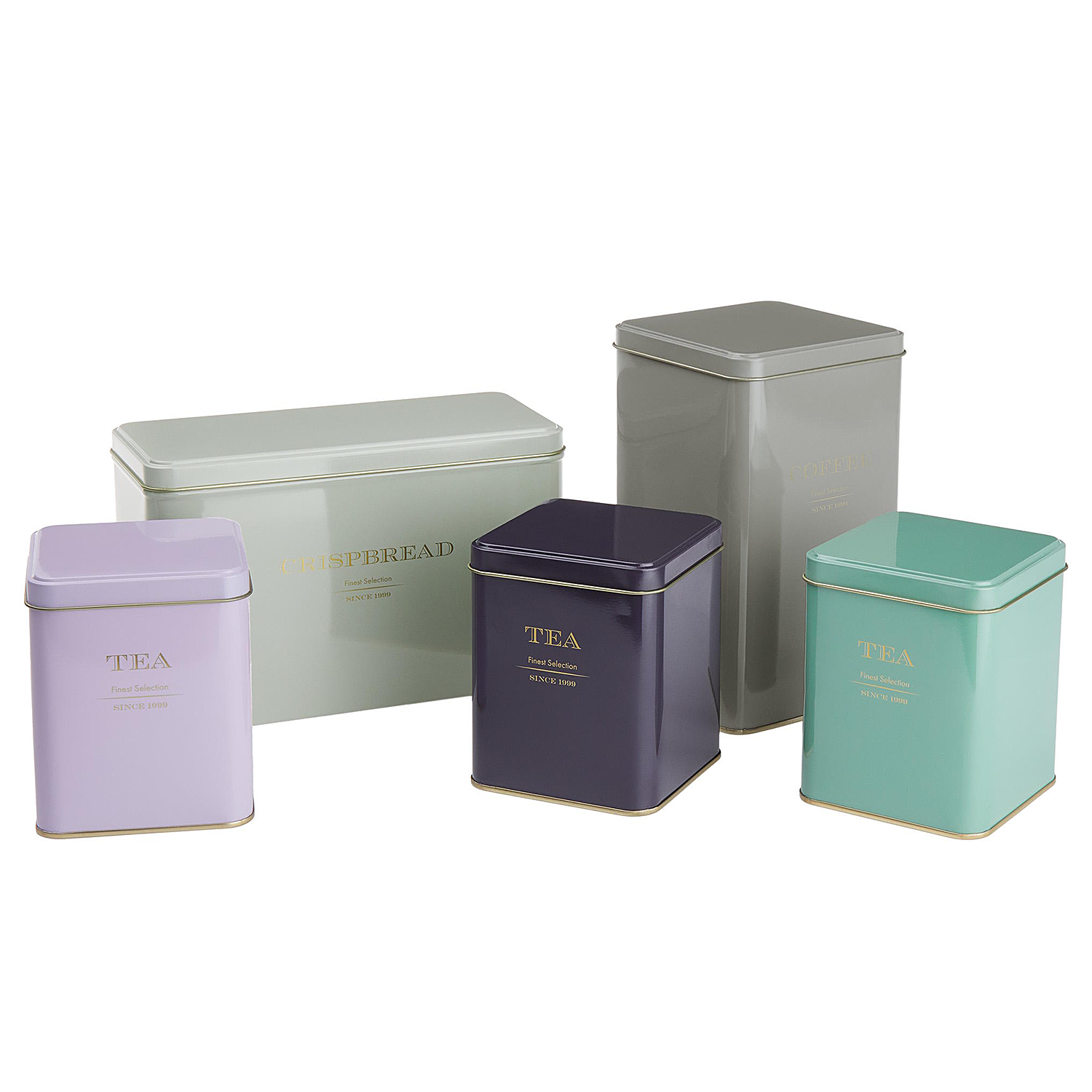 TIN TIN cutie de ceai, verde