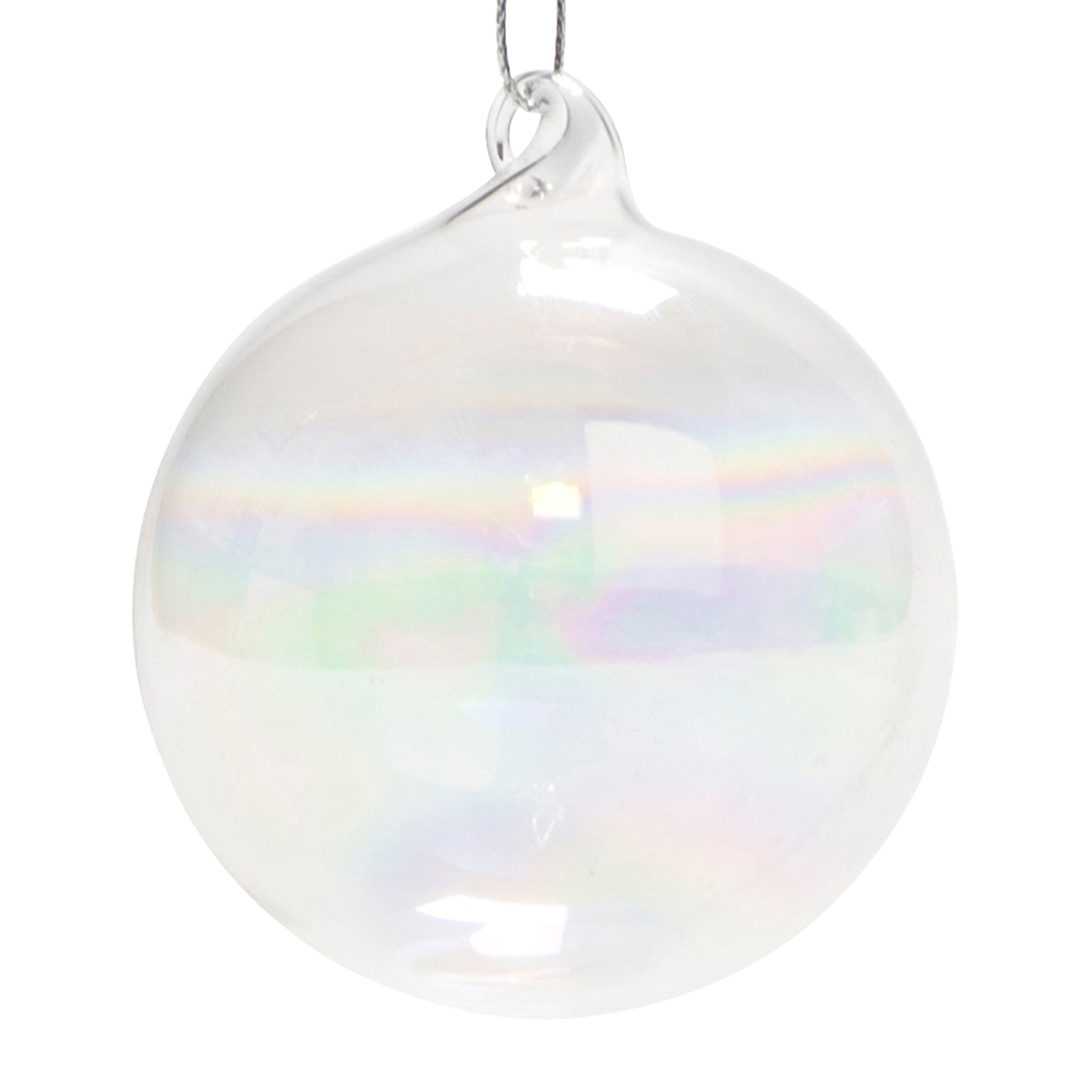 HANG ON ornament sticla transparent D6cm