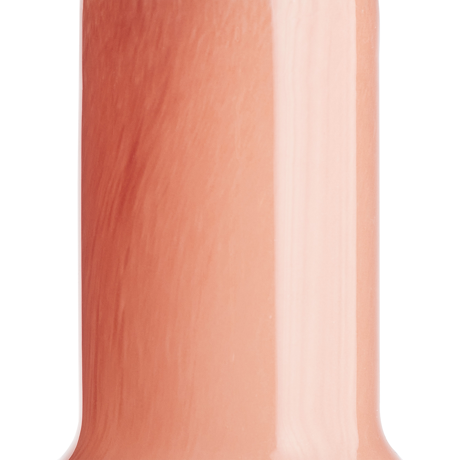 CANDY vaza din sticla Ø12 H33cm roz pal