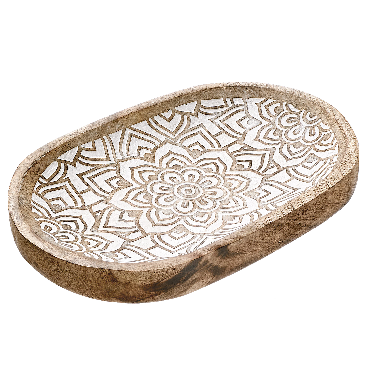 FATIMA bol cu ornamente lemn de mango