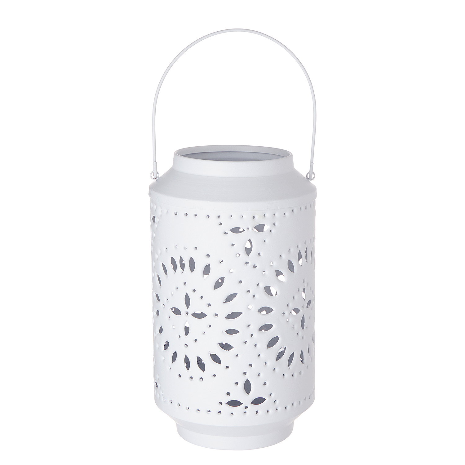 IBIZA felinar metalic 30cm, alb