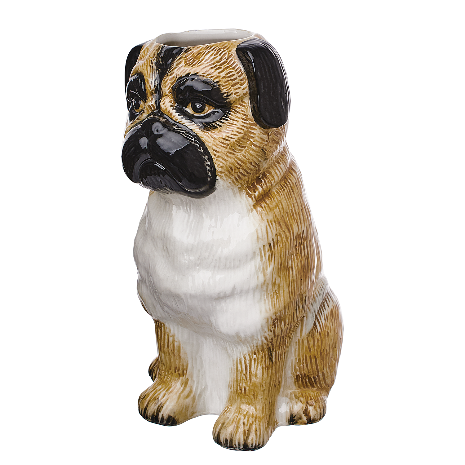 HENRY vaza ceramica pug 20cm