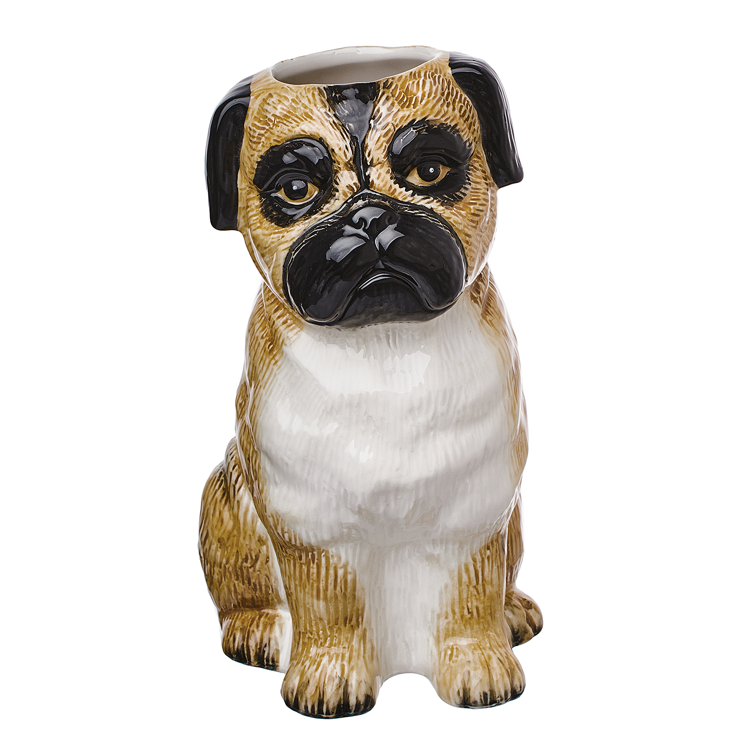 HENRY vaza ceramica pug 20cm