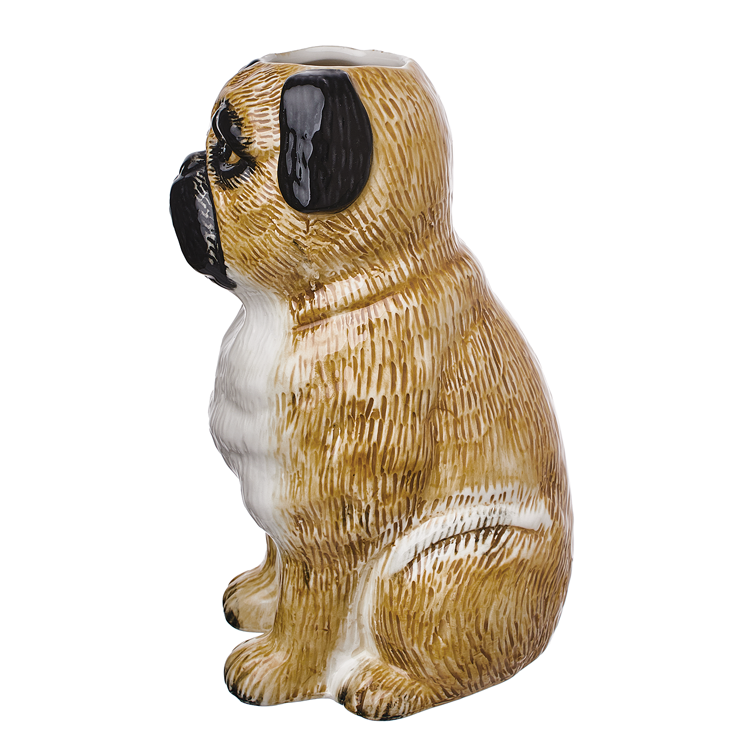 HENRY vaza ceramica pug 20cm