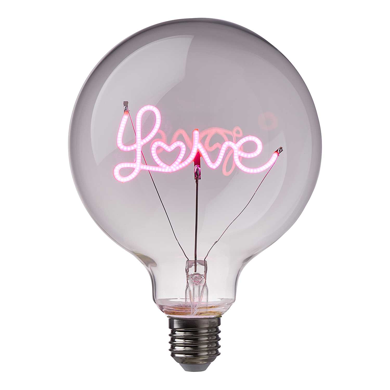 BRIGHT LIGHT bec LED - LOVE roz
