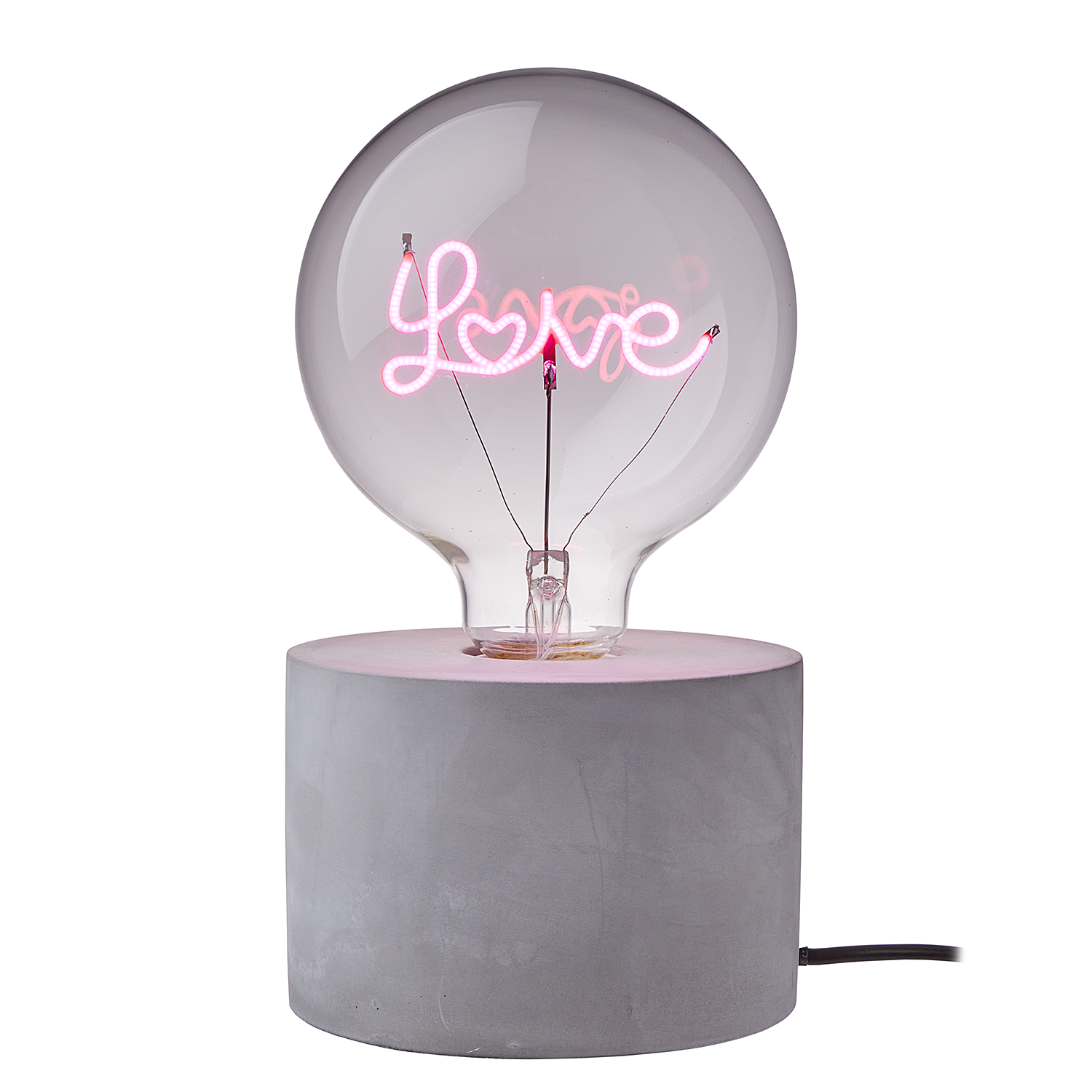 BRIGHT LIGHT bec LED - LOVE roz