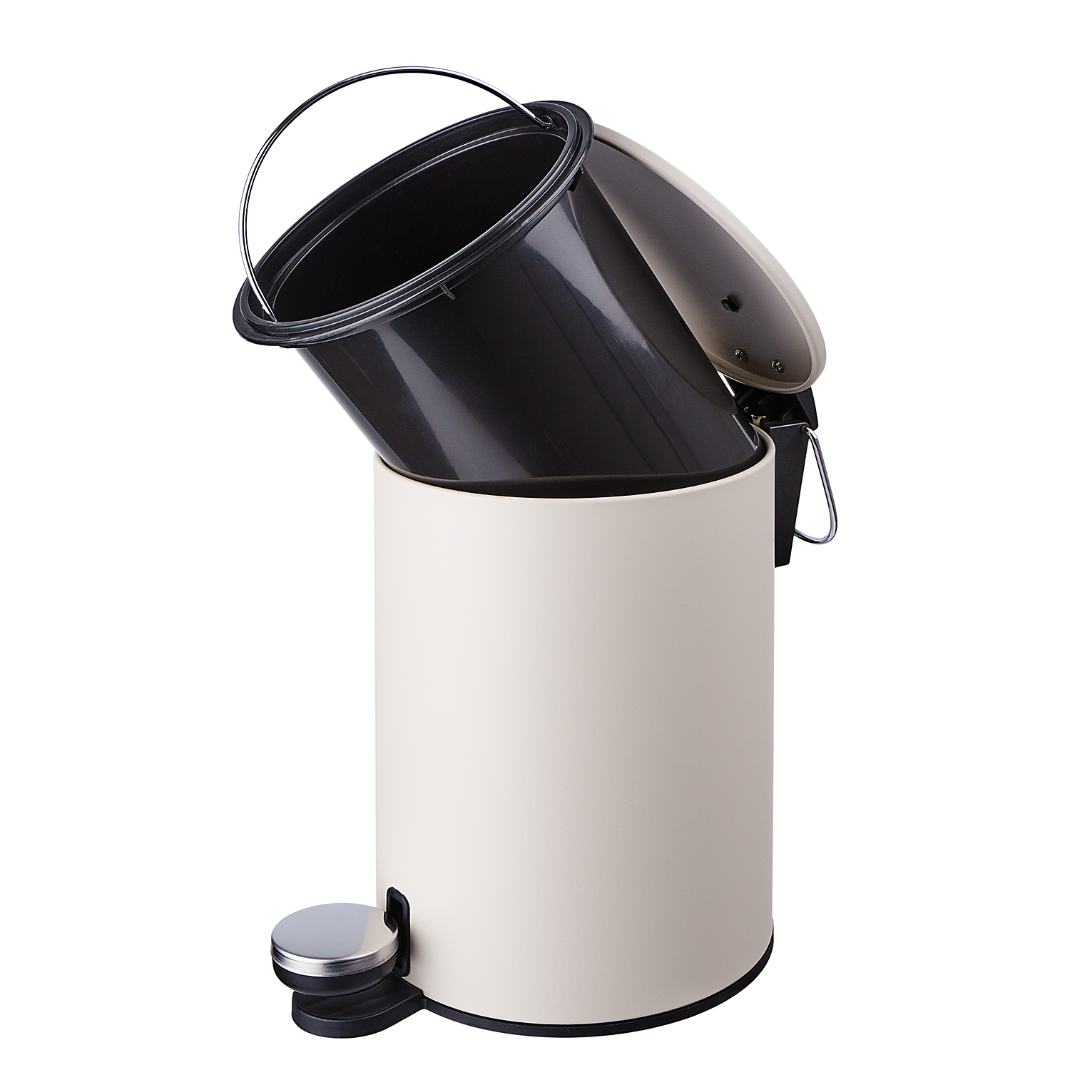 SIDE KICK cos de gunoi 3L bej