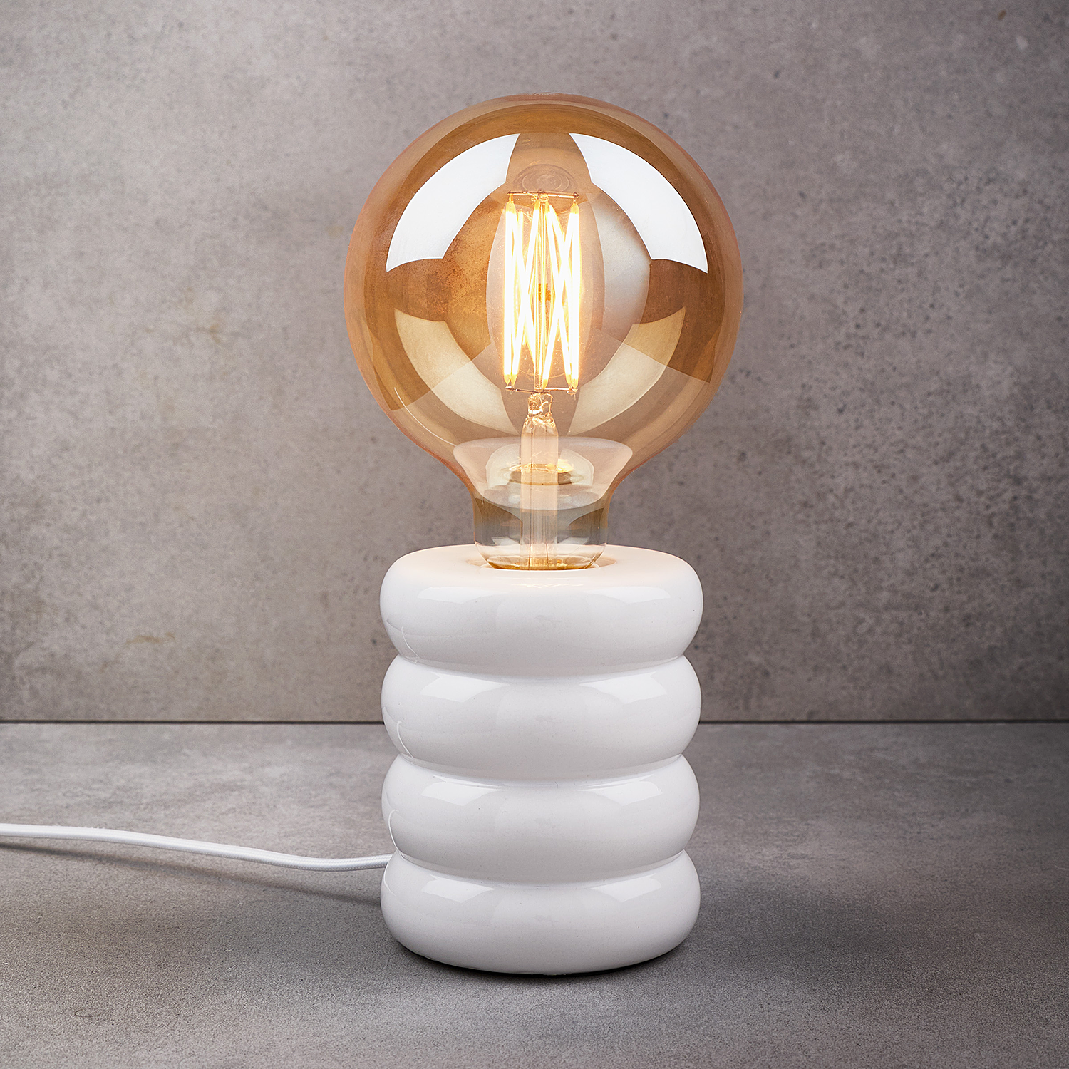 STILO lampa de masa ceramica curbata