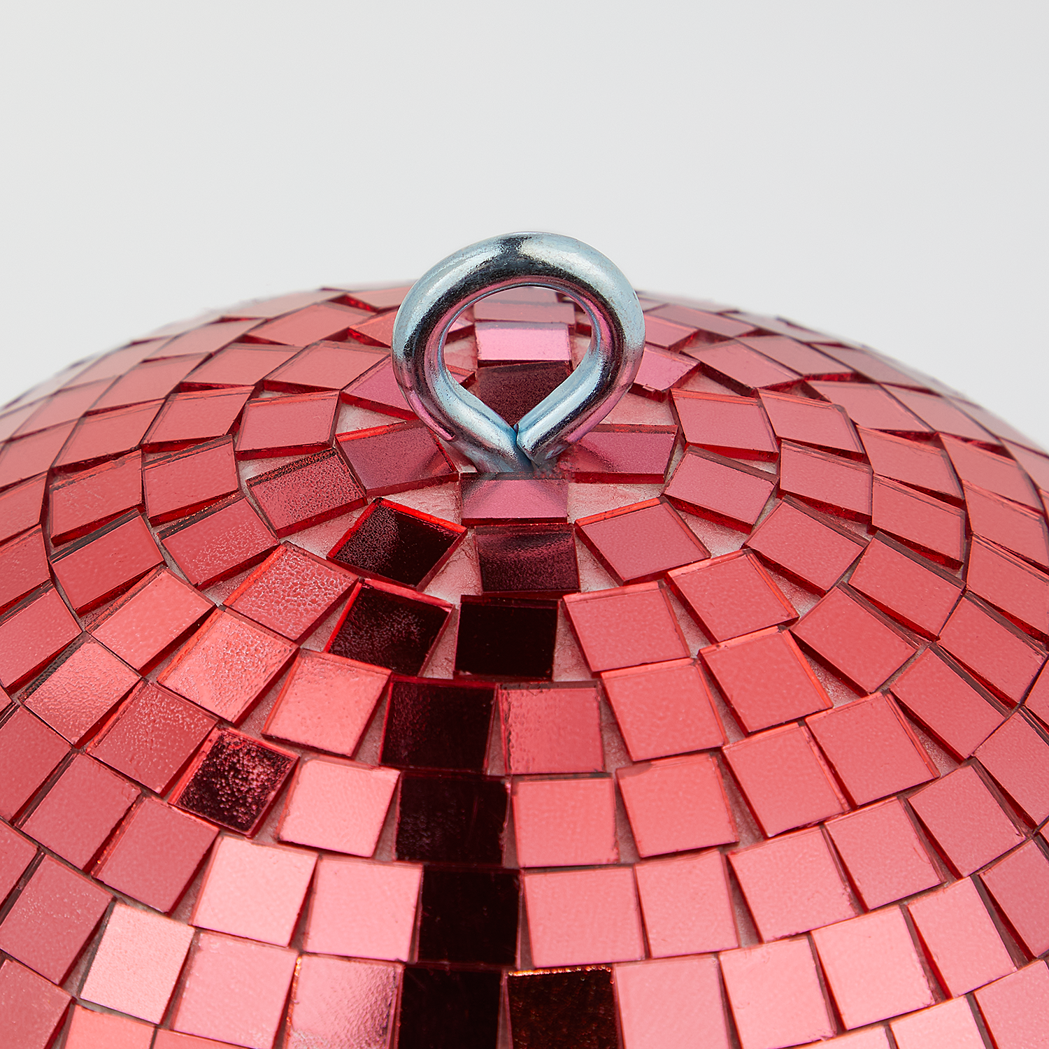 DISCO bila oglinda Ø18cm roz-auriu