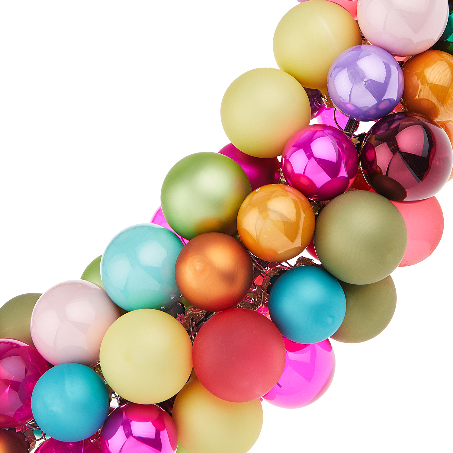 HANG ON glob sticla coronita 40cm multicolor