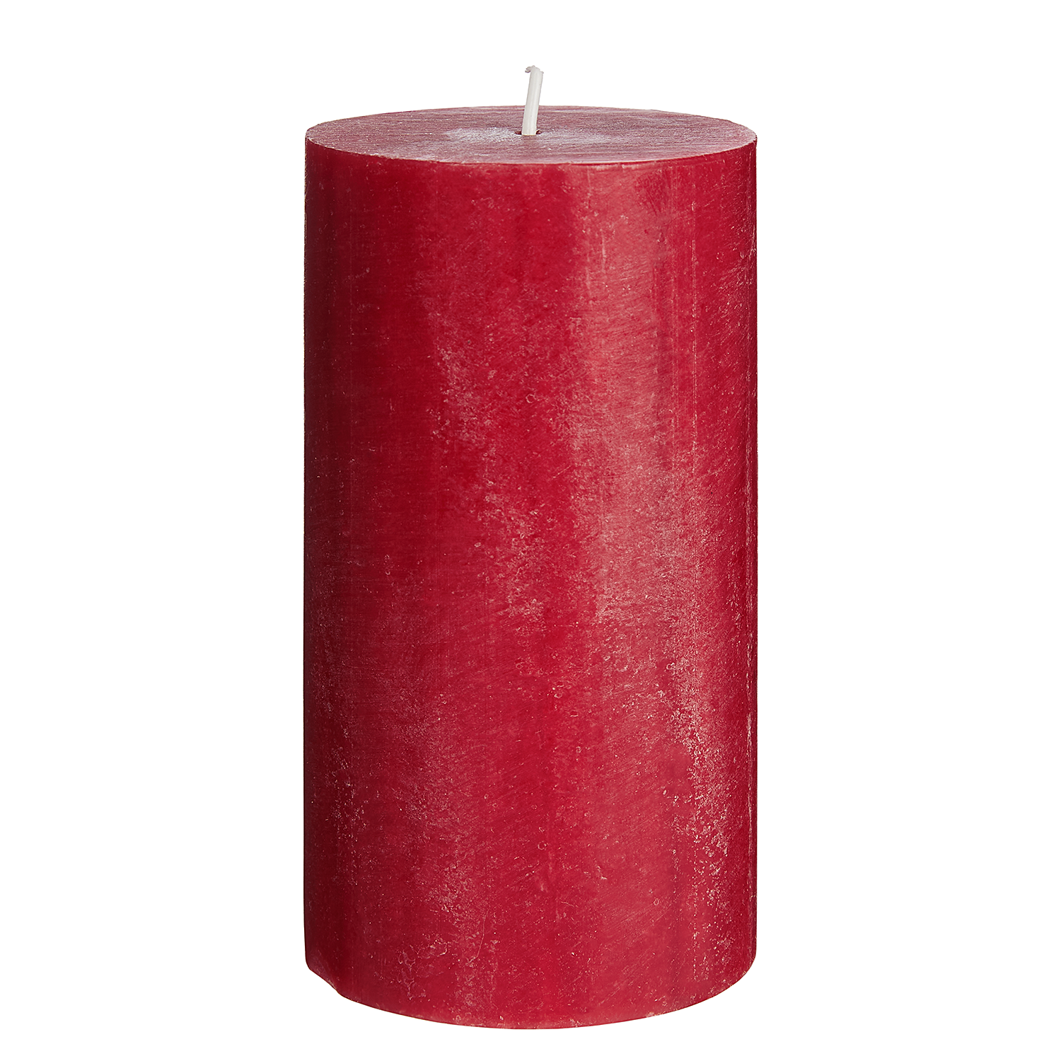 RUSTIC lumanare cilindrica Ø6,8xH13cm, rosu