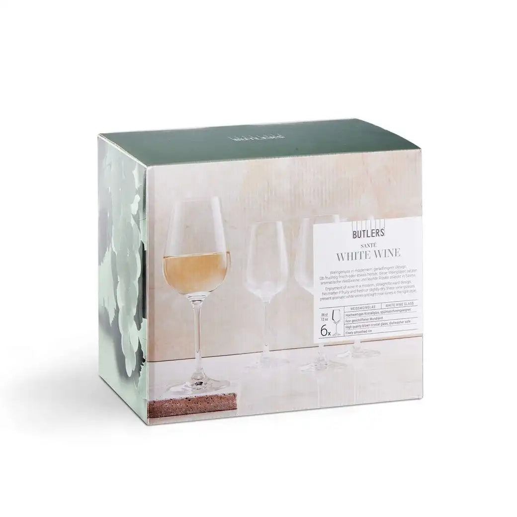 SANTE set 6 pahare vin alb 360ml