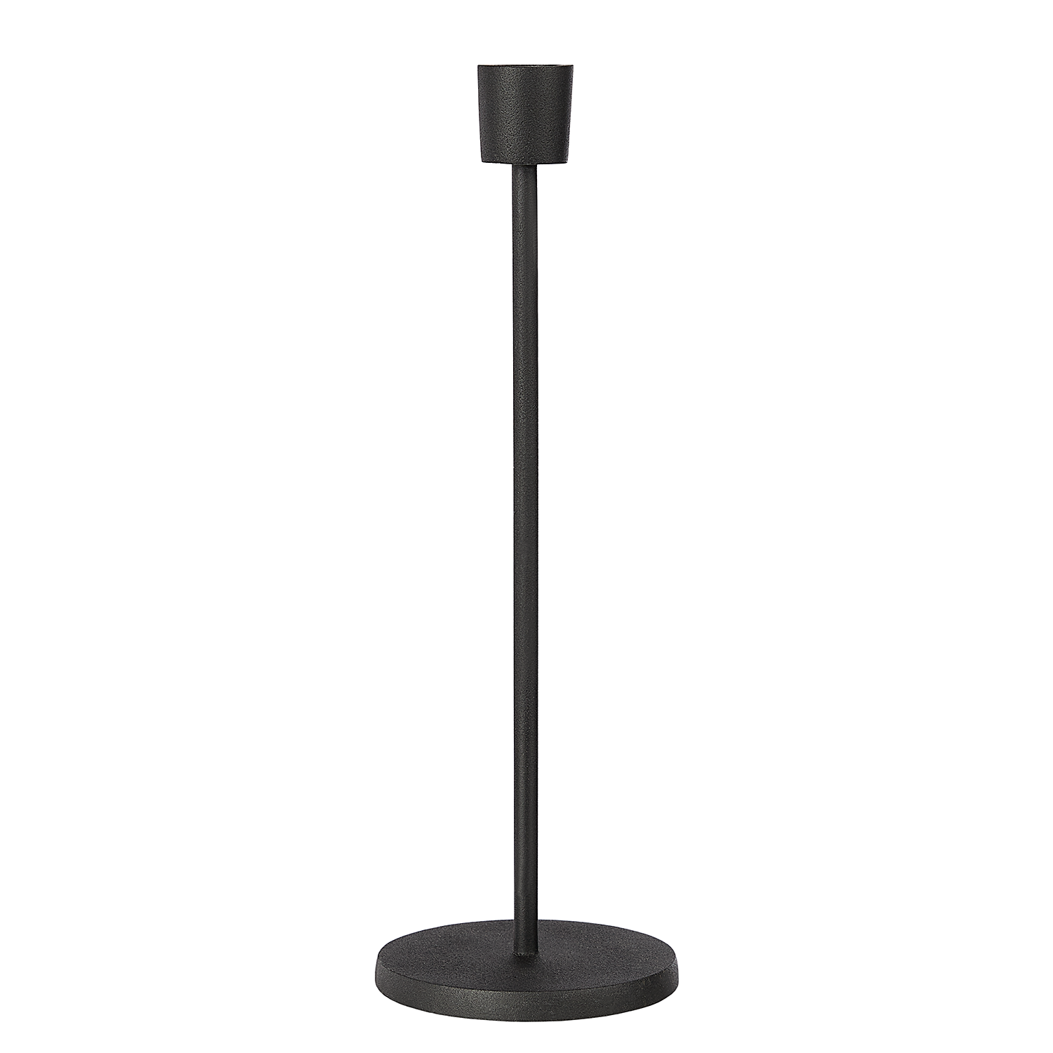 HIGHLIGHT suport pentru lumanari mat, negru 30 cm