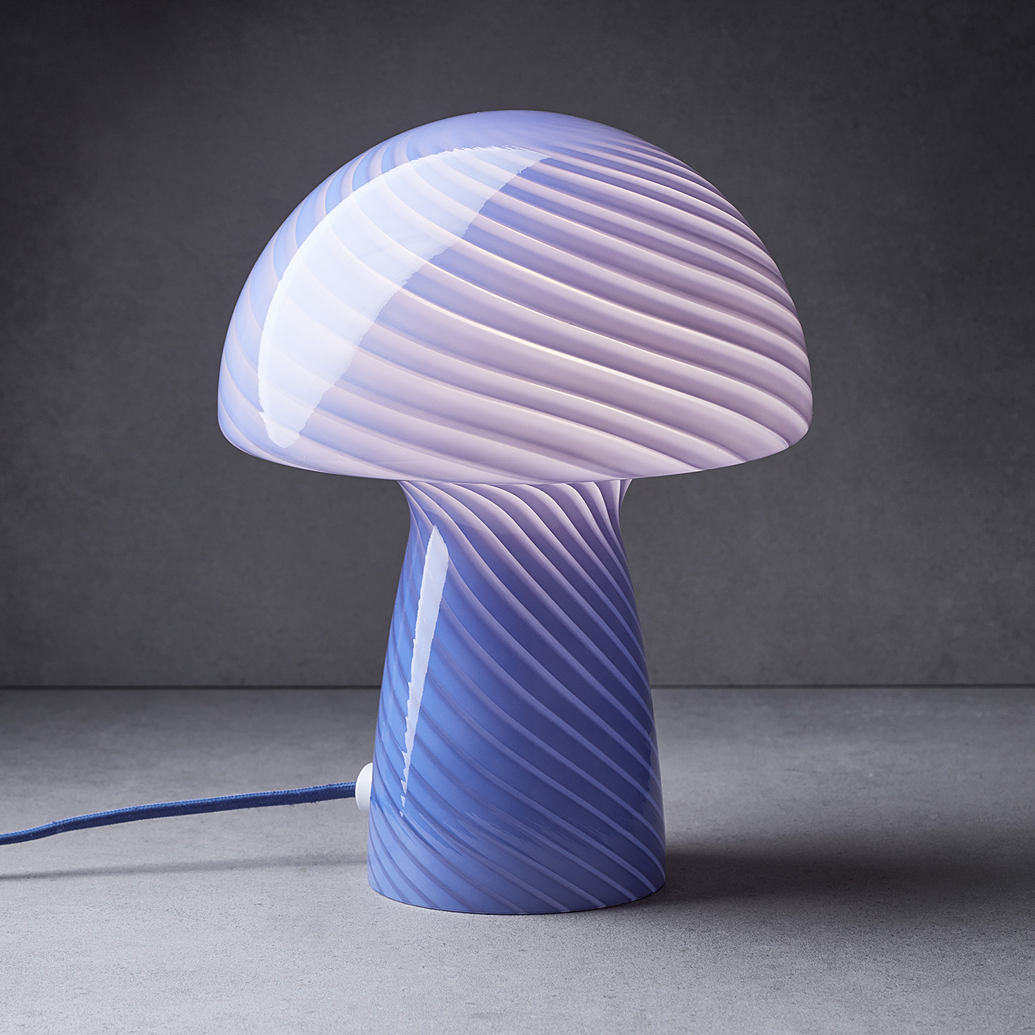 FUNGI TOWN lampa de masa, albastru