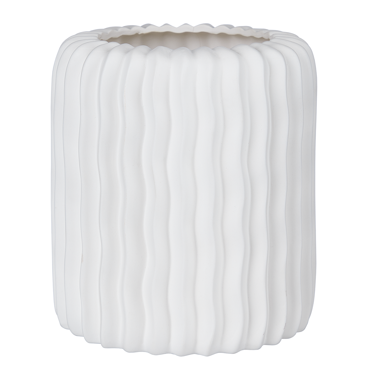 BON-TON vaza ceramica 20cm, alba