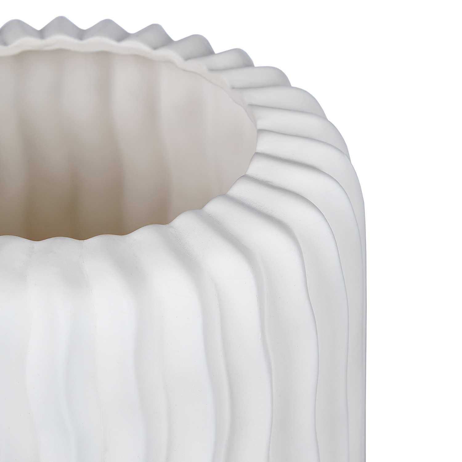 BON-TON vaza ceramica 20cm, alba