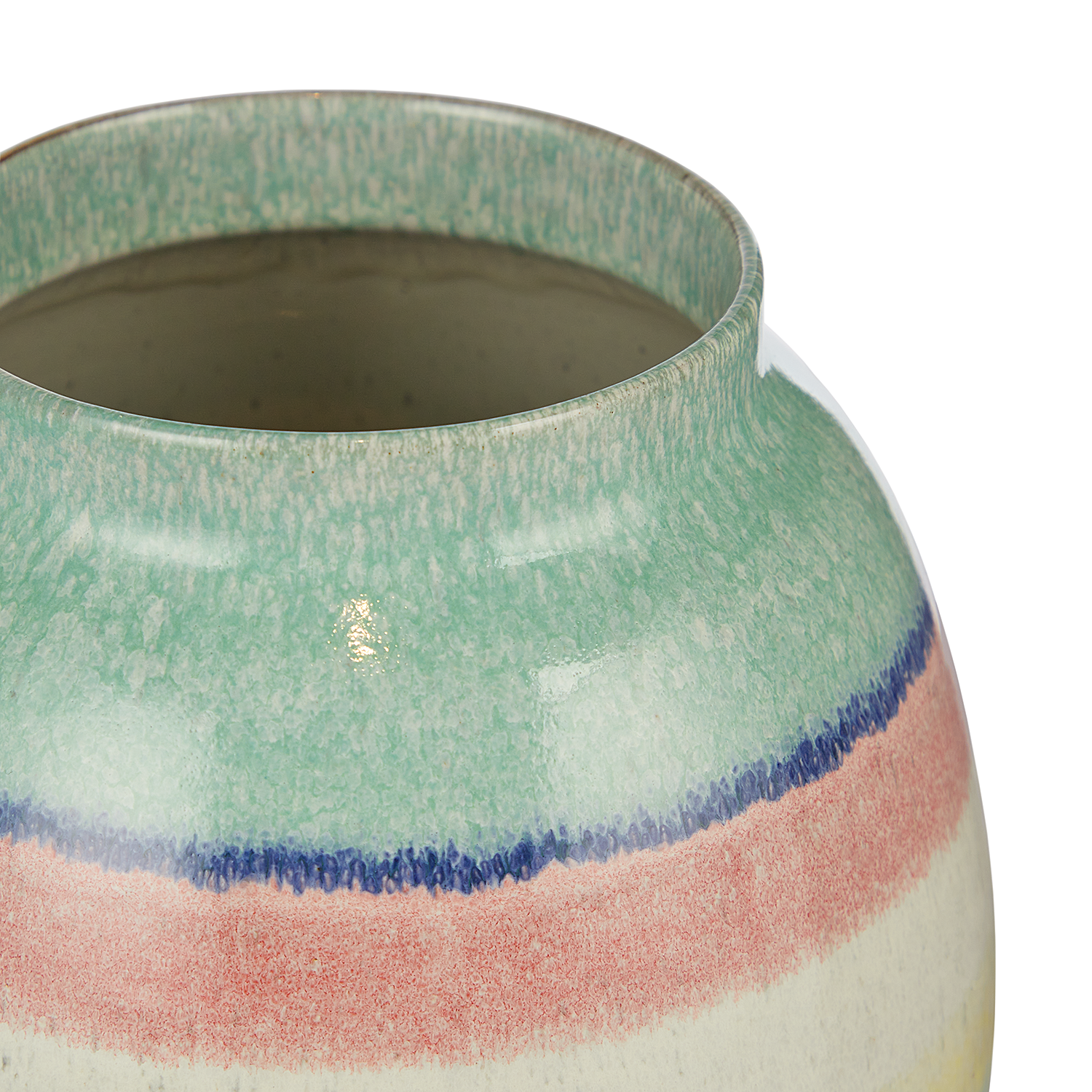 PRAIA vaza teracota Streifen