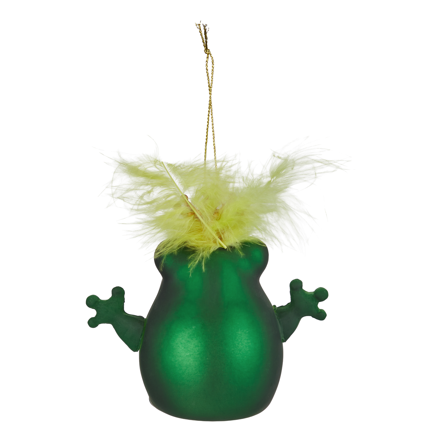 HANG ON ornament sticla broasca cu coroana