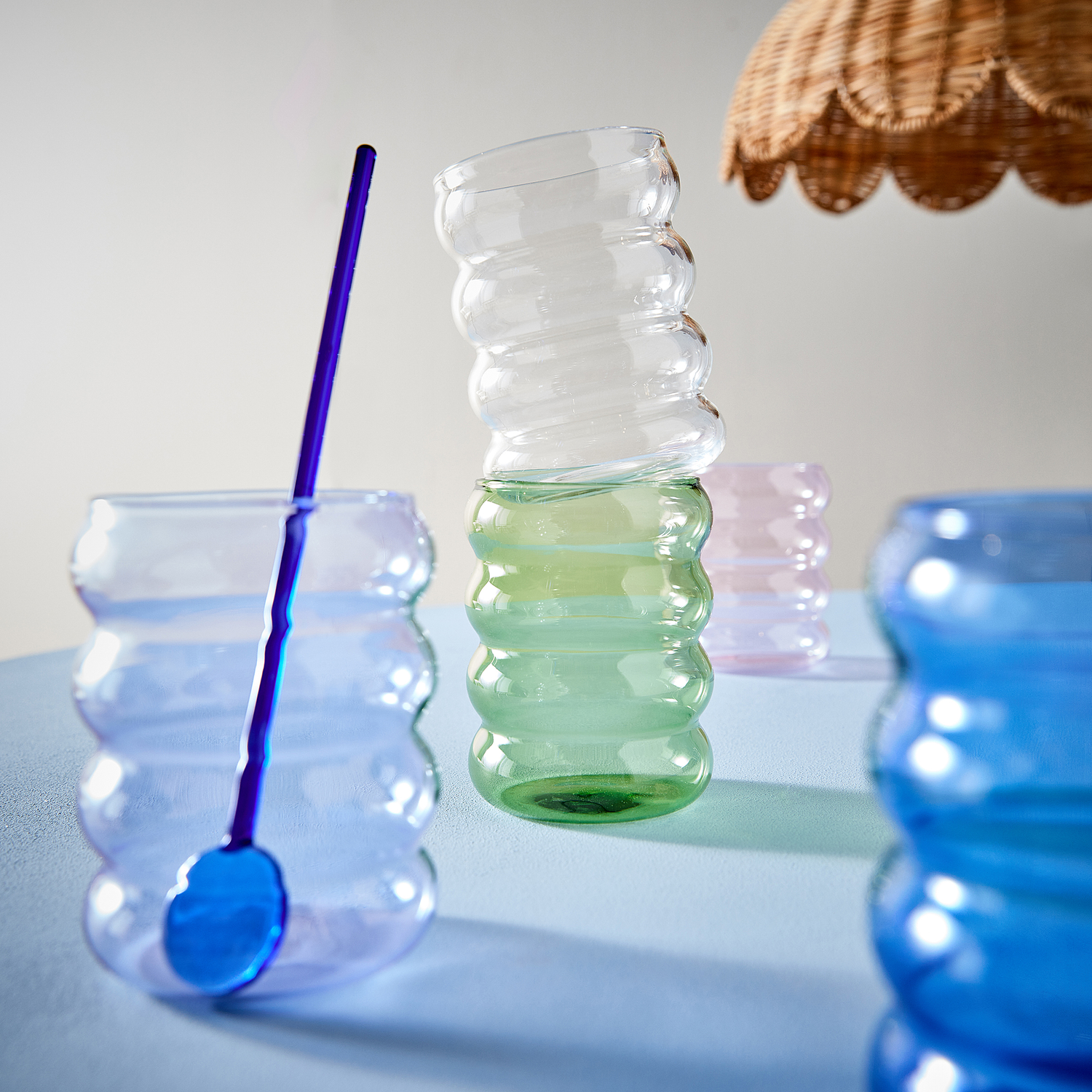 HOOP pahar 350 ml albastru