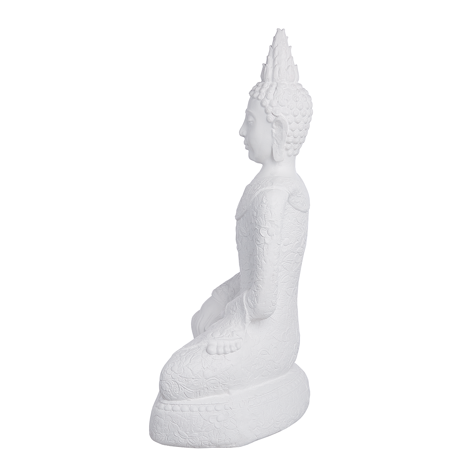BUDDHA statuie 60cm alba