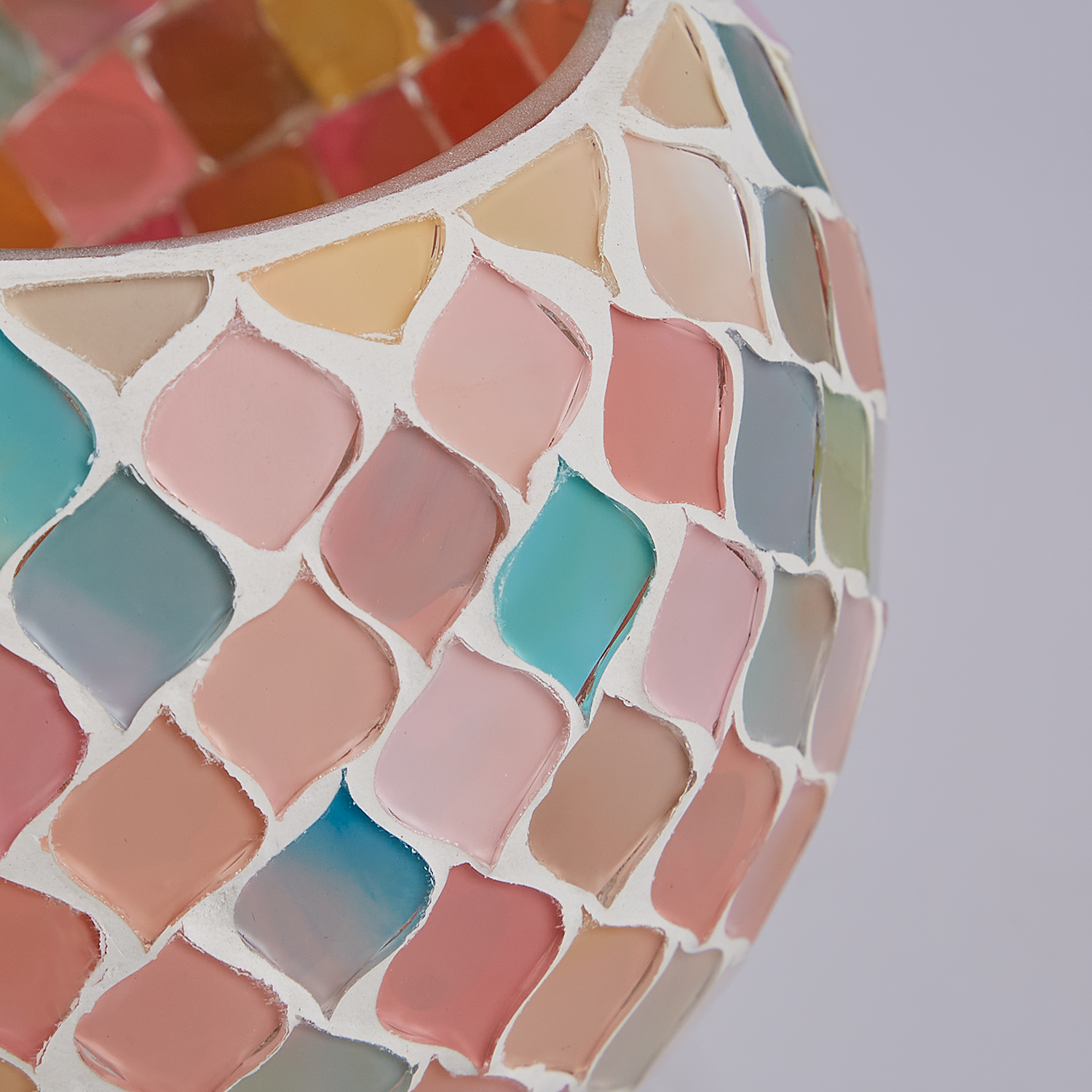 PASTEL LIGHTS suport lumanari mozaic | Ø12 cm