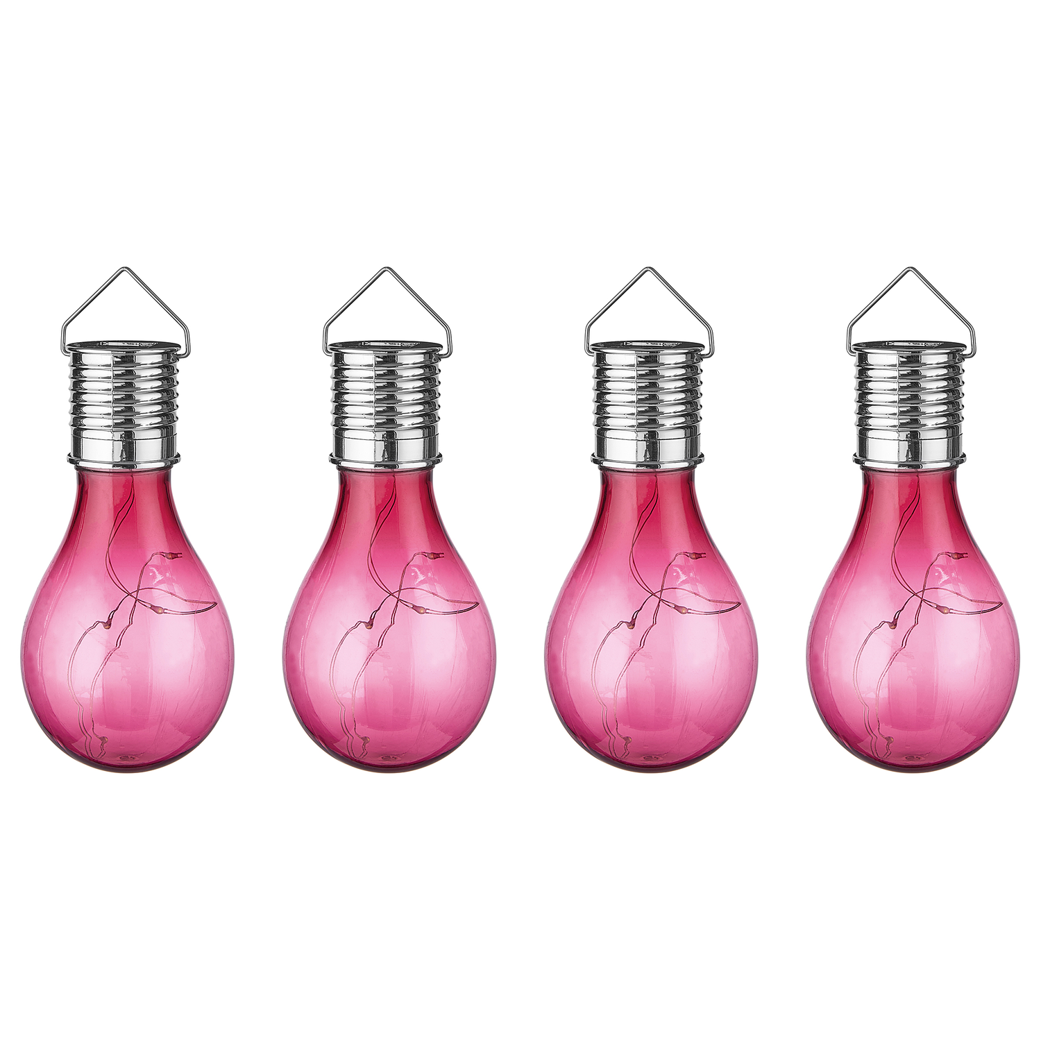 SUNLIGHT bec de agatat cu incarcare solara, roz