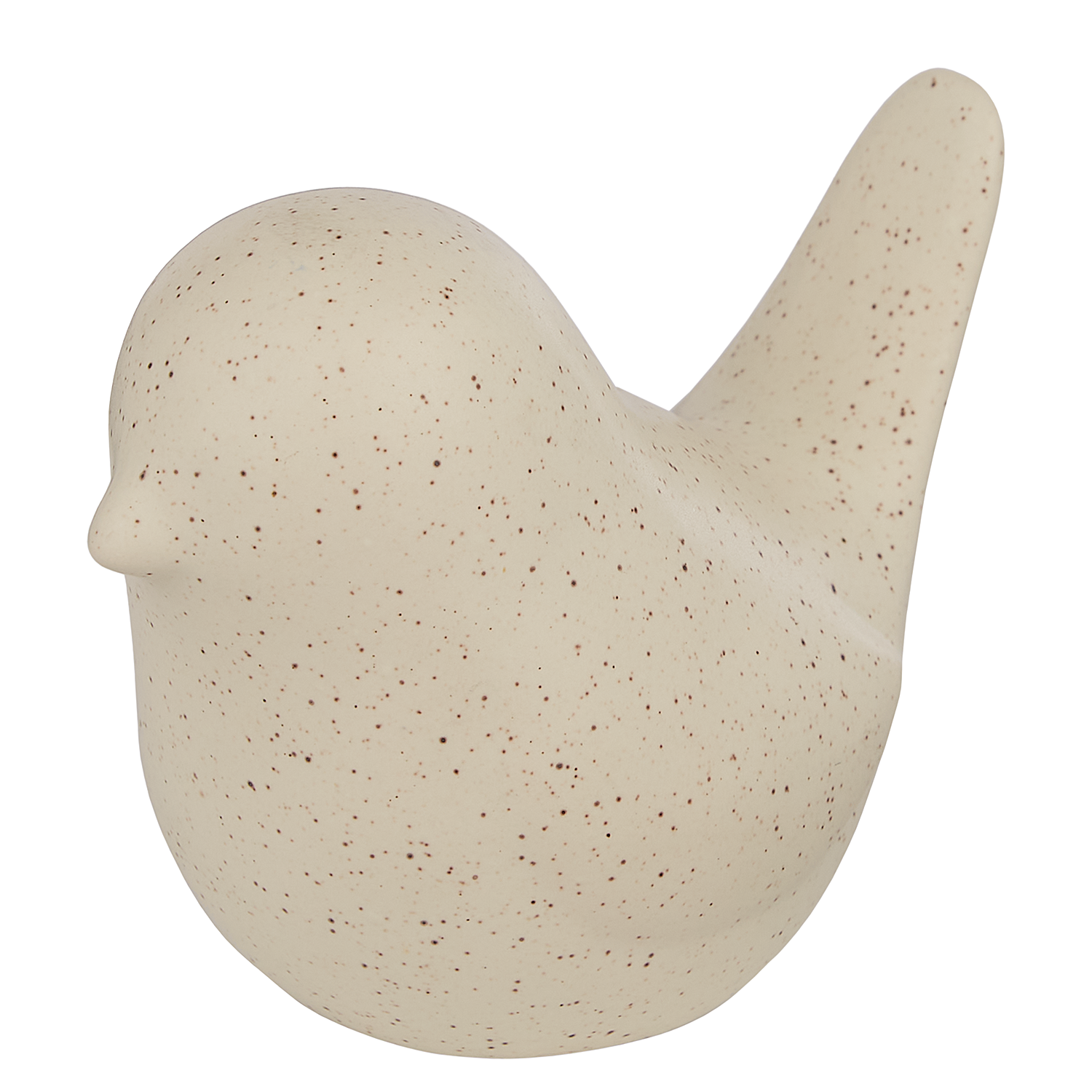 BIRDY pasare ceramica 10cm bej