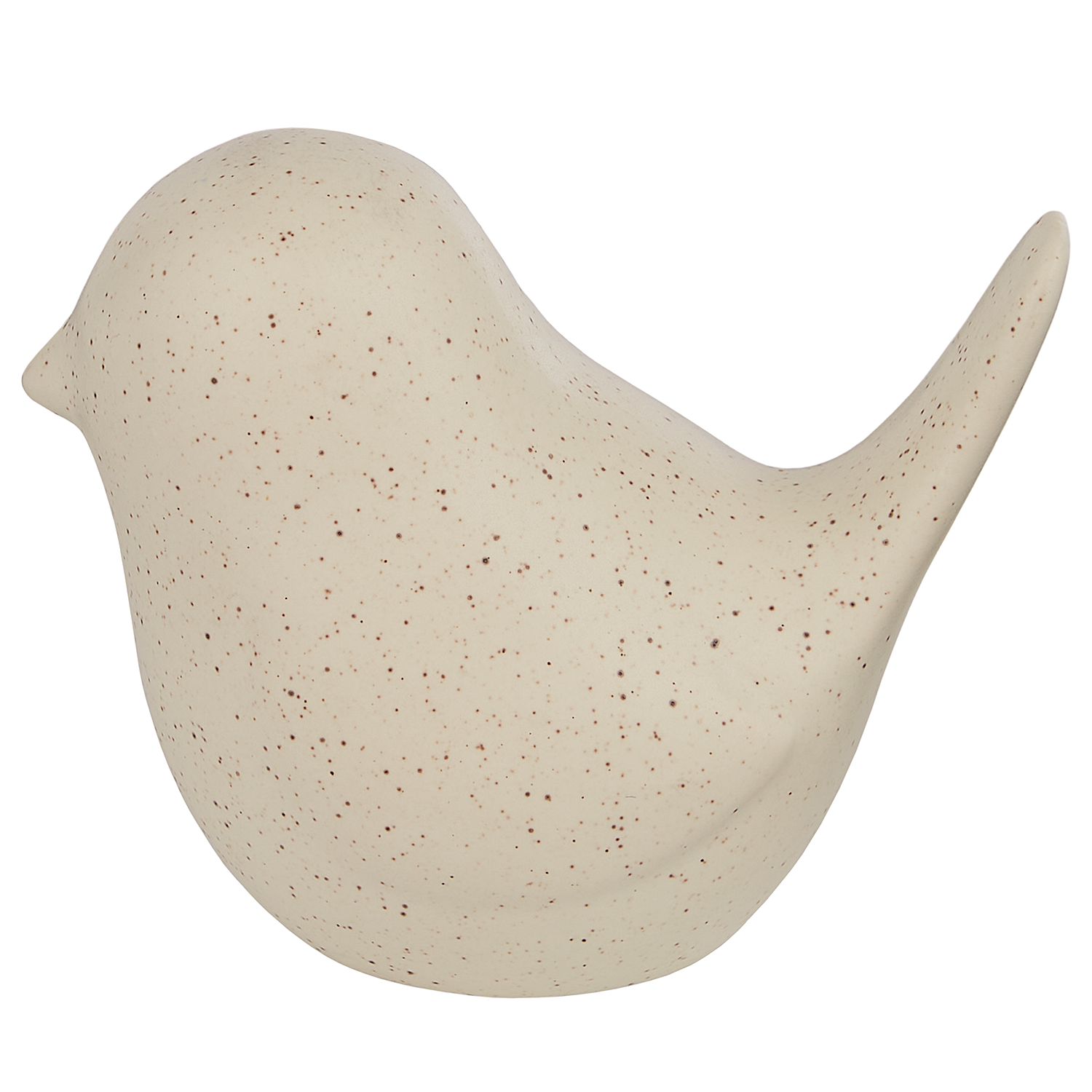 BIRDY pasare ceramica 10cm bej