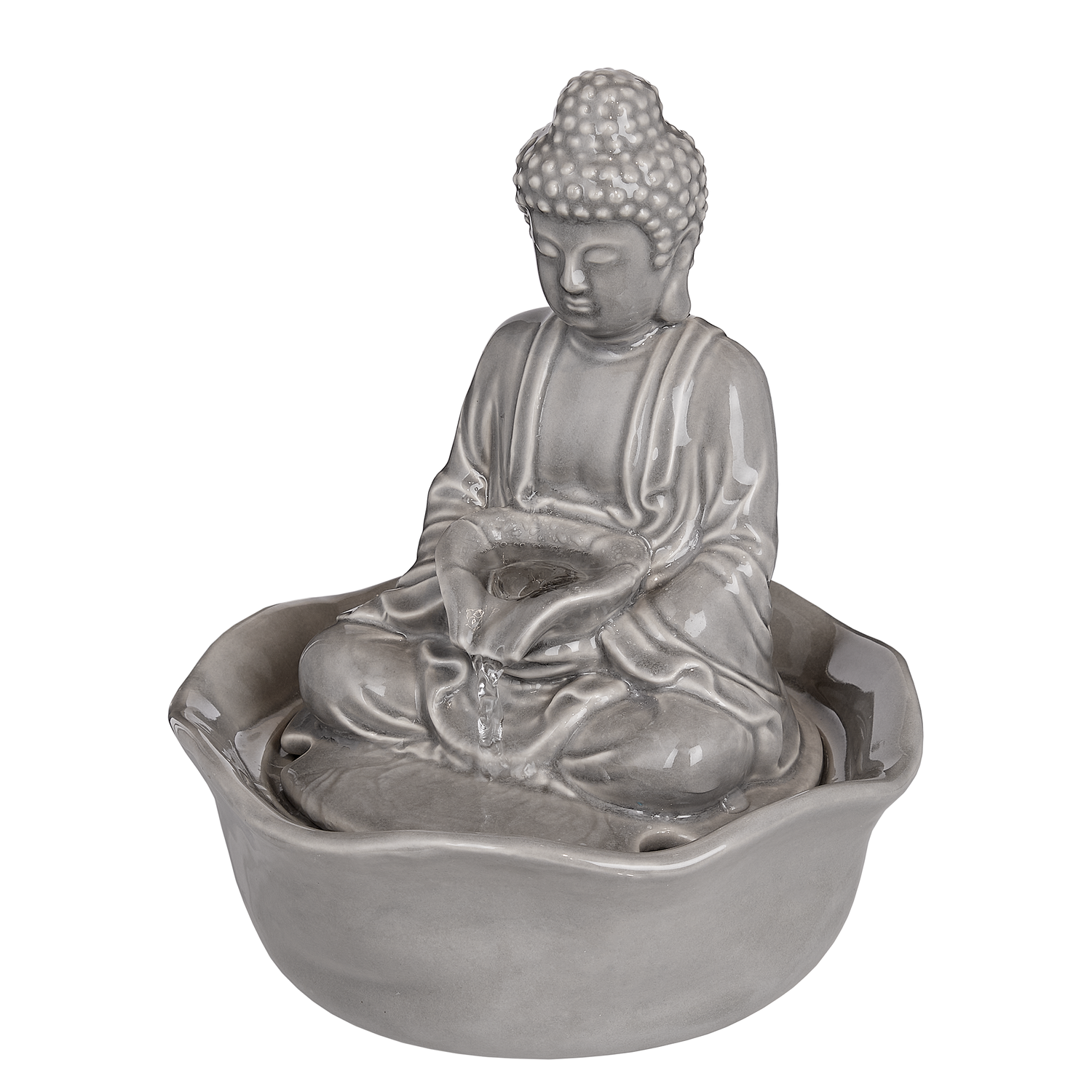 BALANCE fantana de masa Buddha, gri