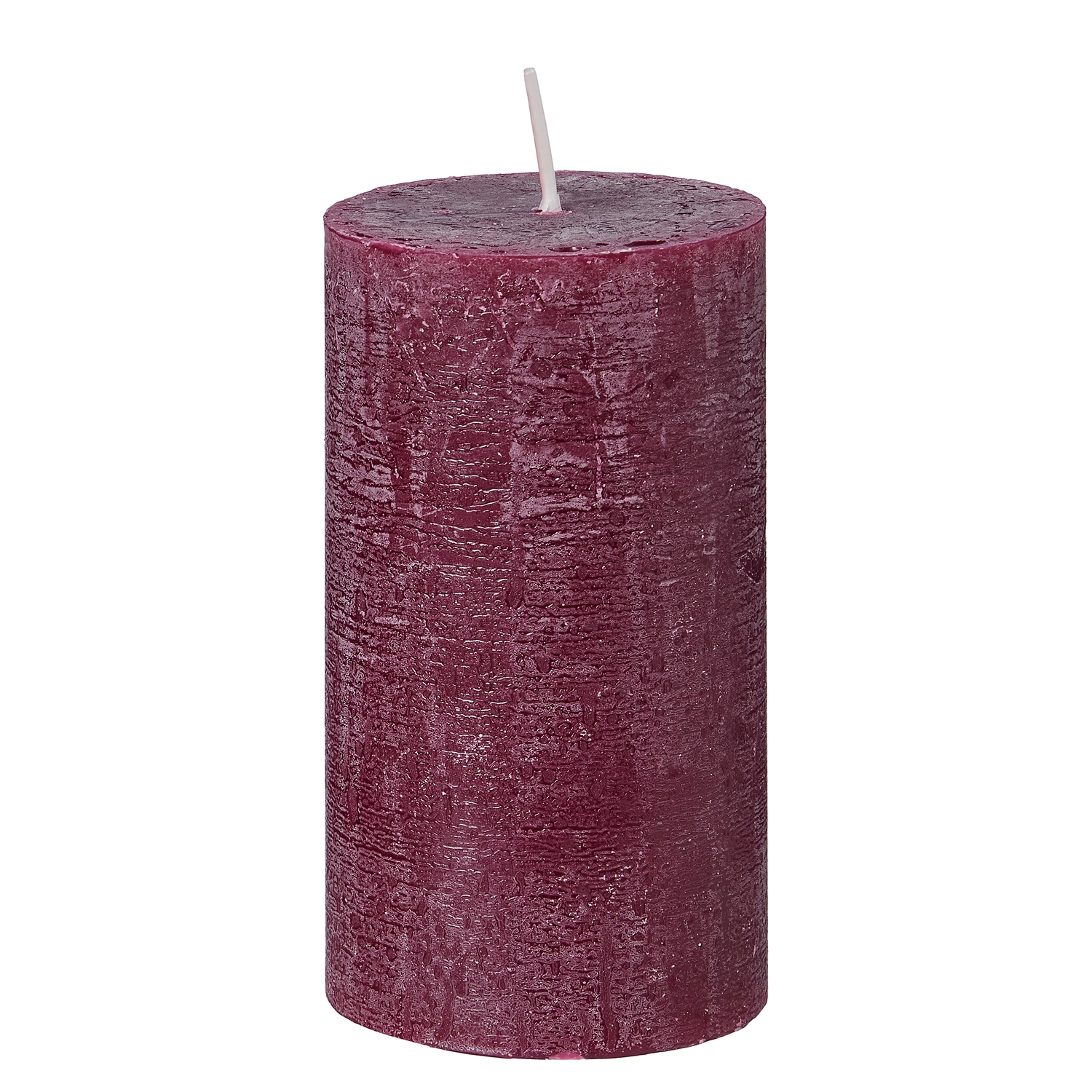 RUSTIC lumanare cilindrica Ø6,8xH13cm, bordo