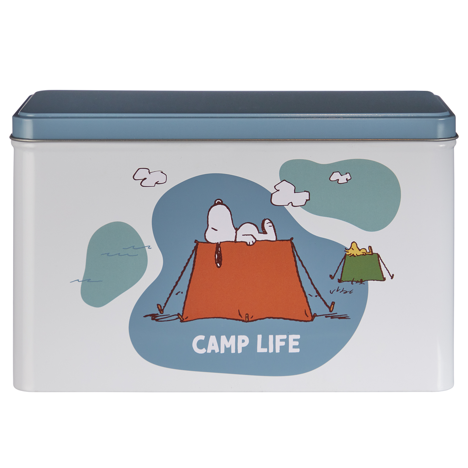PEANUTS cutie metalica pentru biscuiti Camp Life