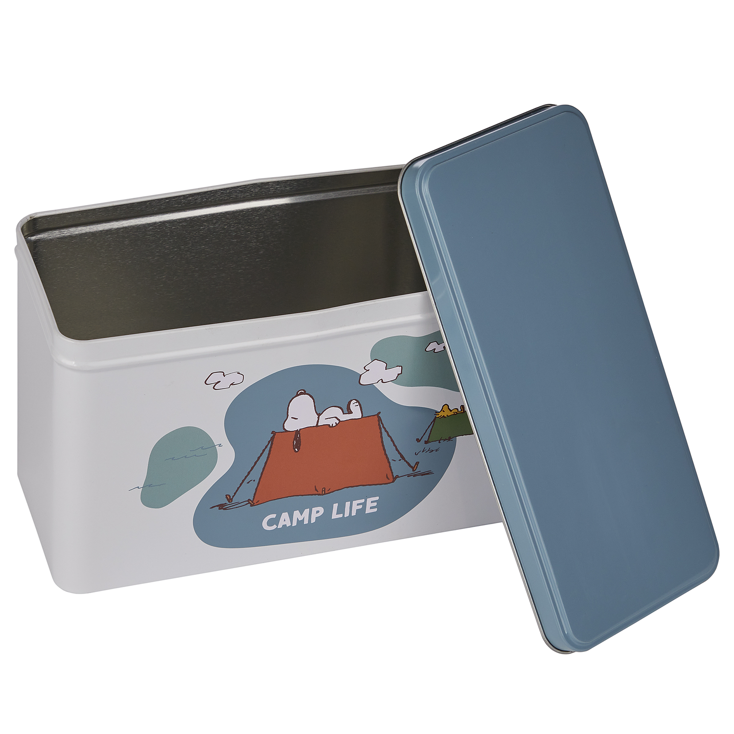 PEANUTS cutie metalica pentru biscuiti Camp Life